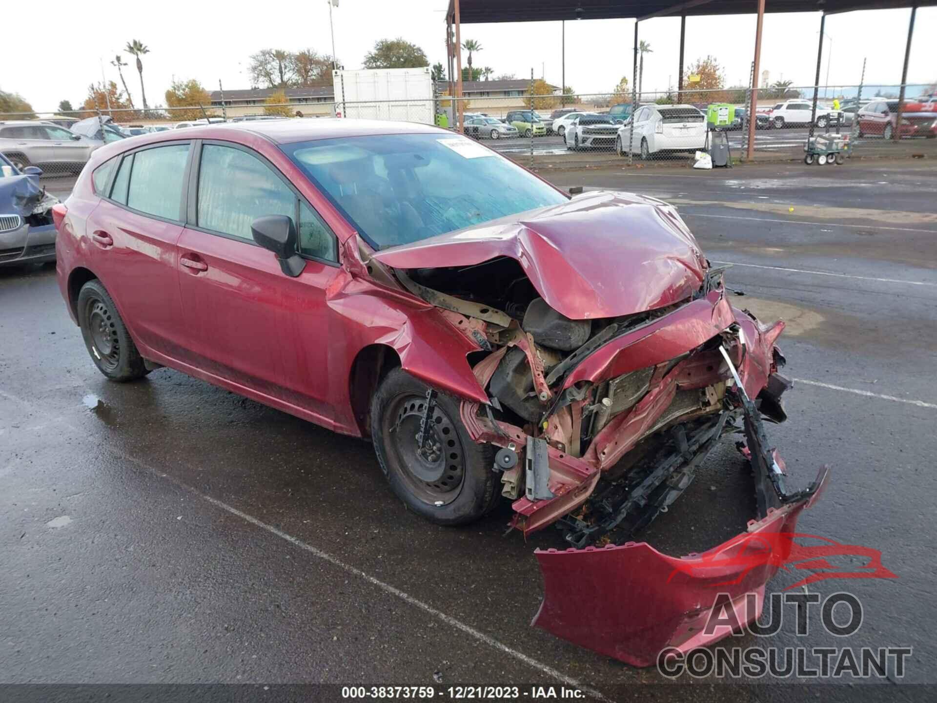 SUBARU IMPREZA 2018 - 4S3GTAA62J3742172