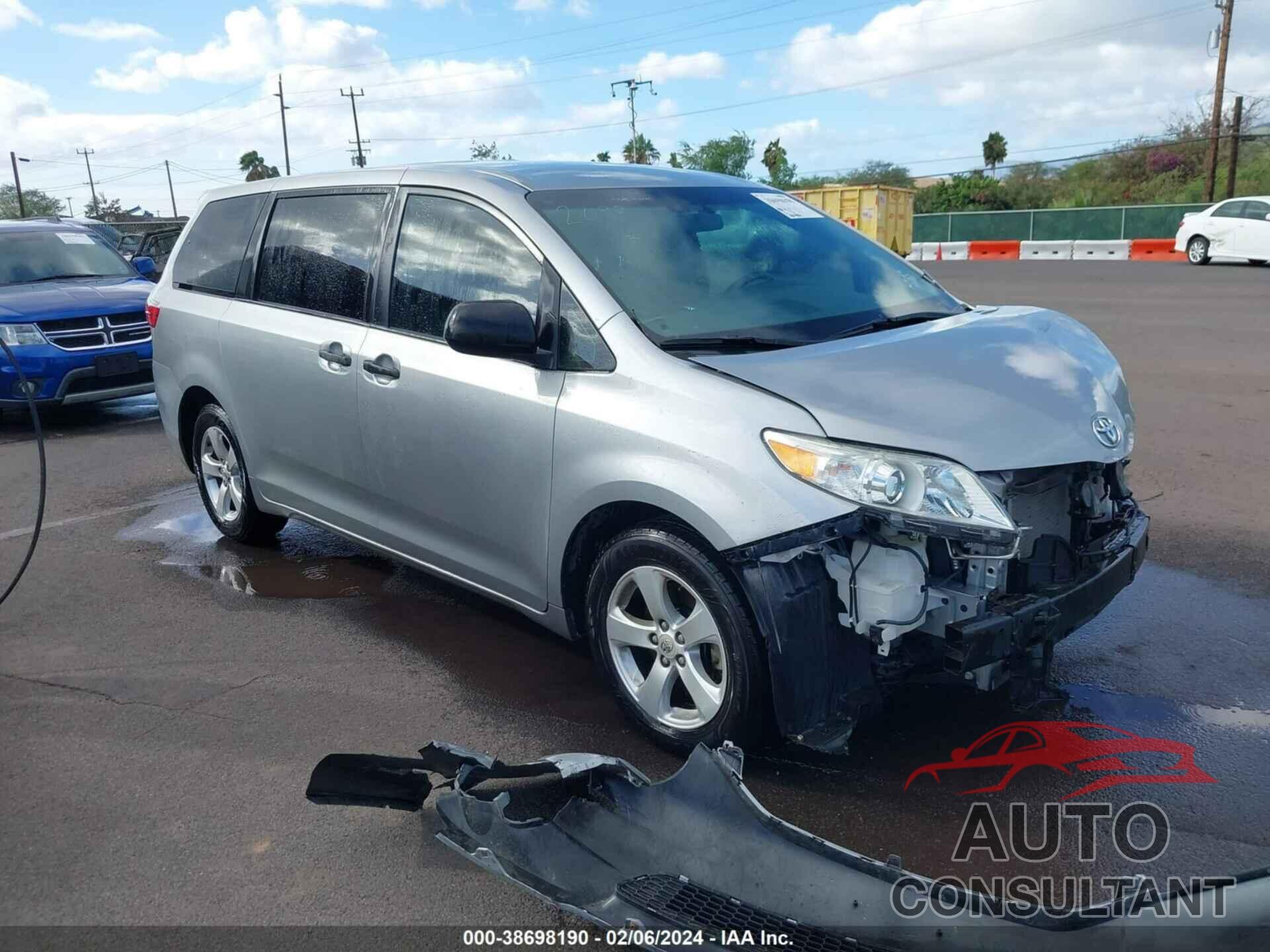 TOYOTA SIENNA 2017 - 5TDZZ3DC7HS893330