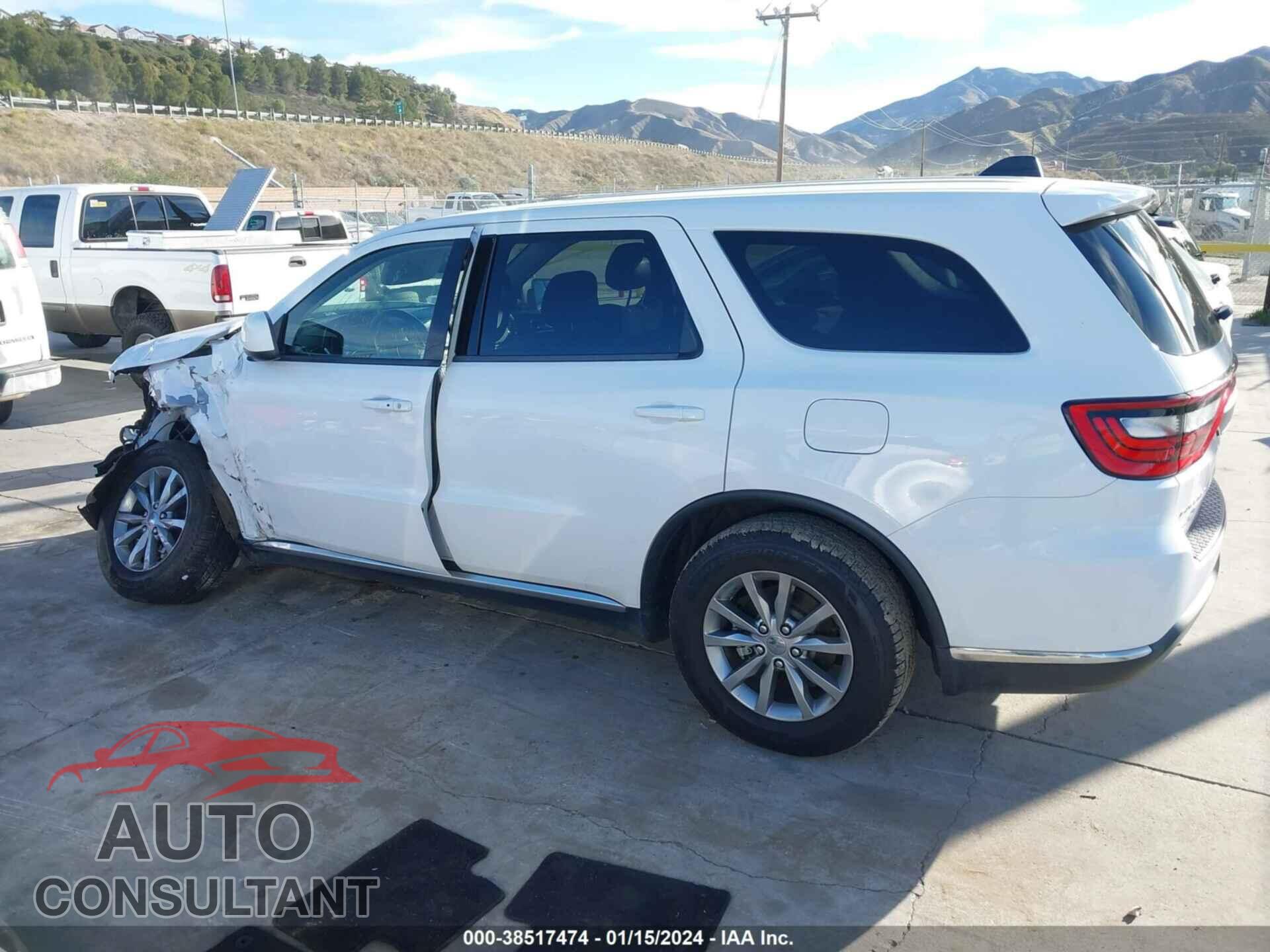 DODGE DURANGO 2018 - 1C4RDHAG3JC444897