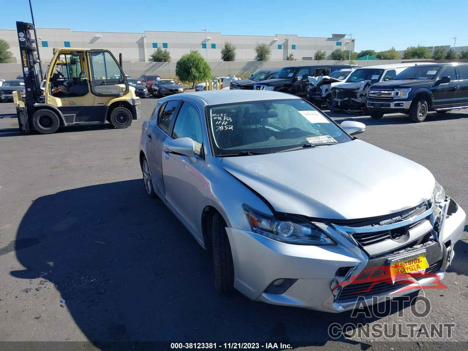 LEXUS CT 200H 2016 - JTHKD5BH4G2257852