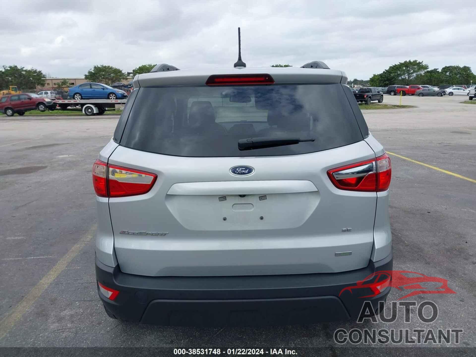 FORD ECOSPORT 2019 - MAJ3S2GE7KC288272