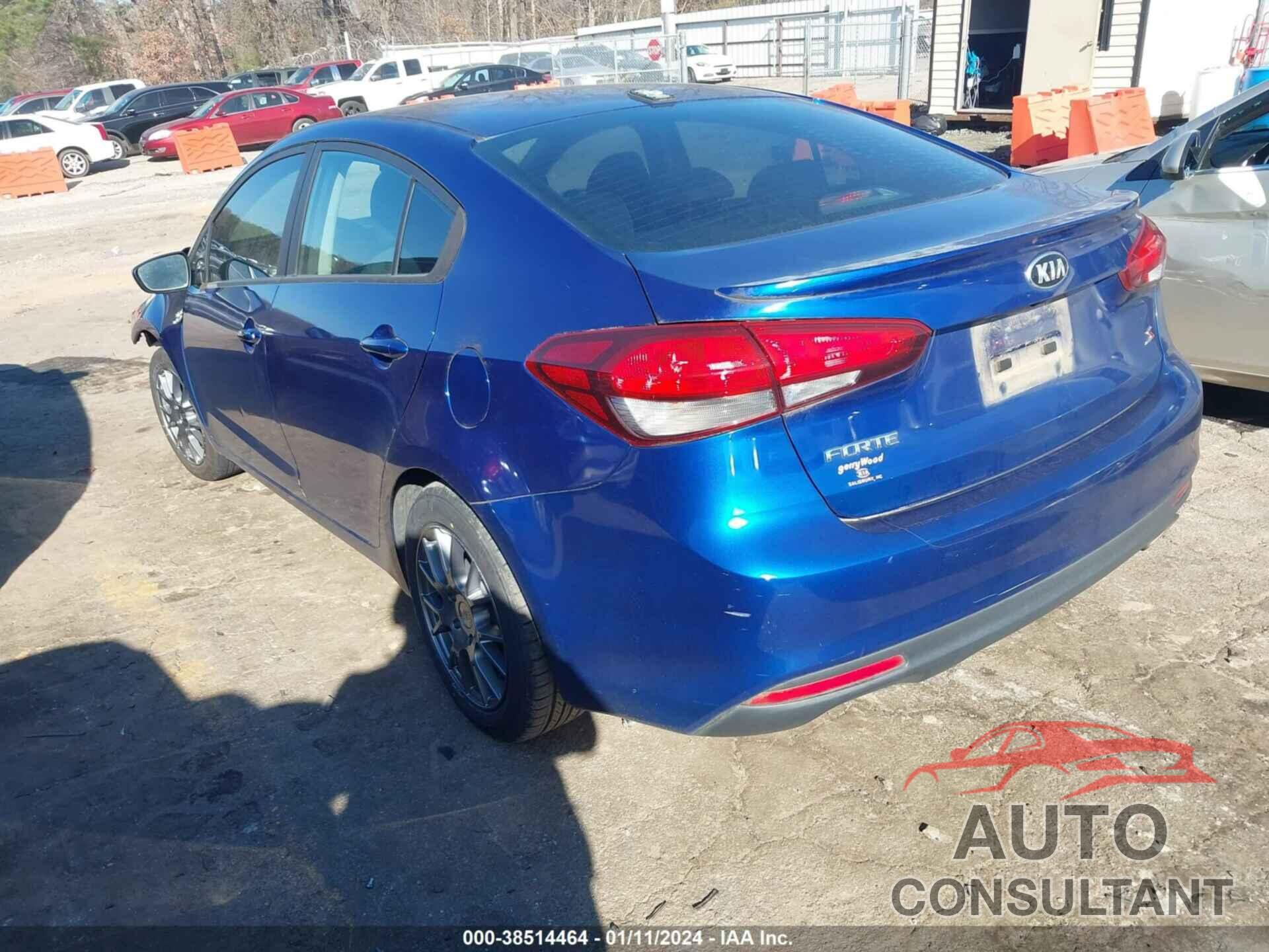 KIA FORTE 2017 - 3KPFL4A72HE018085