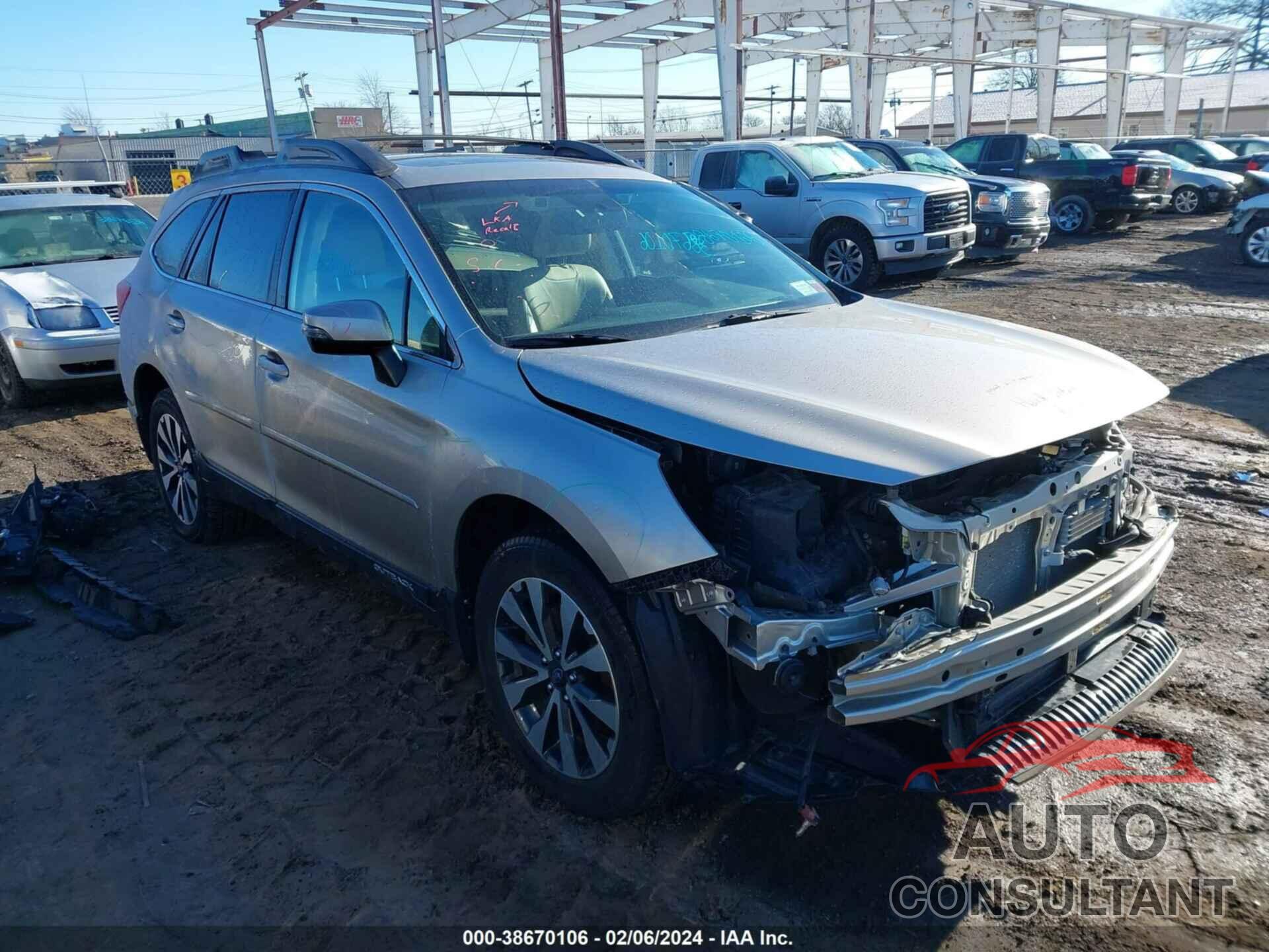 SUBARU OUTBACK 2016 - 4S4BSANC7G3266387