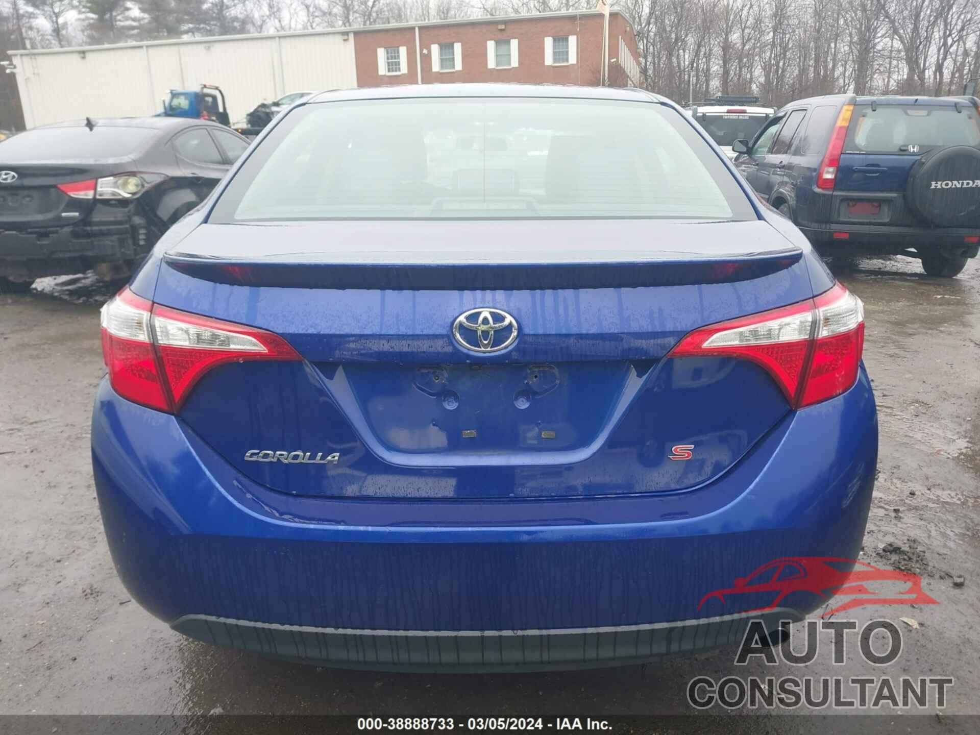 TOYOTA COROLLA 2016 - 2T1BURHE4GC556457