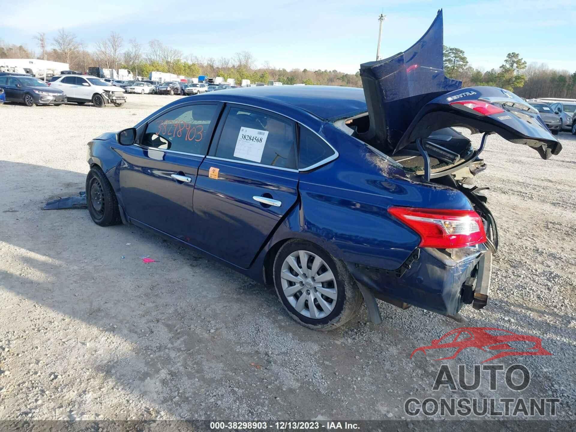 NISSAN SENTRA 2018 - 3N1AB7AP5JY331928