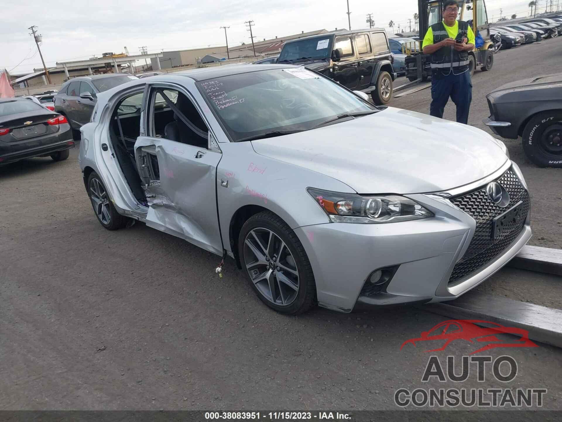 LEXUS CT 200H 2015 - JTHKD5BH5F2242159
