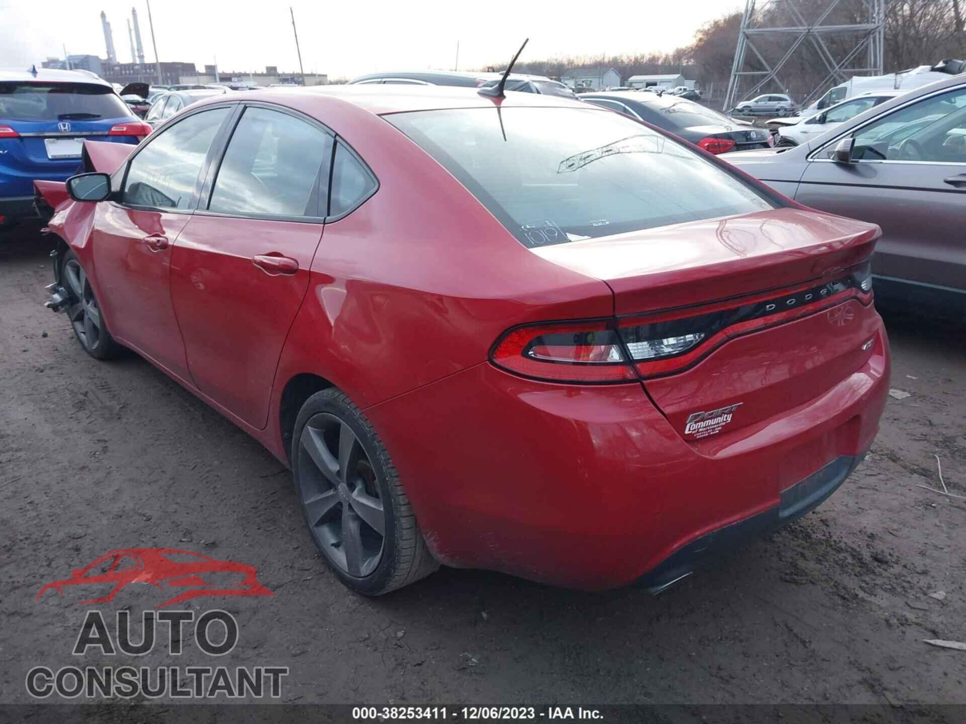 DODGE DART 2015 - 1C3CDFEB7FD165399