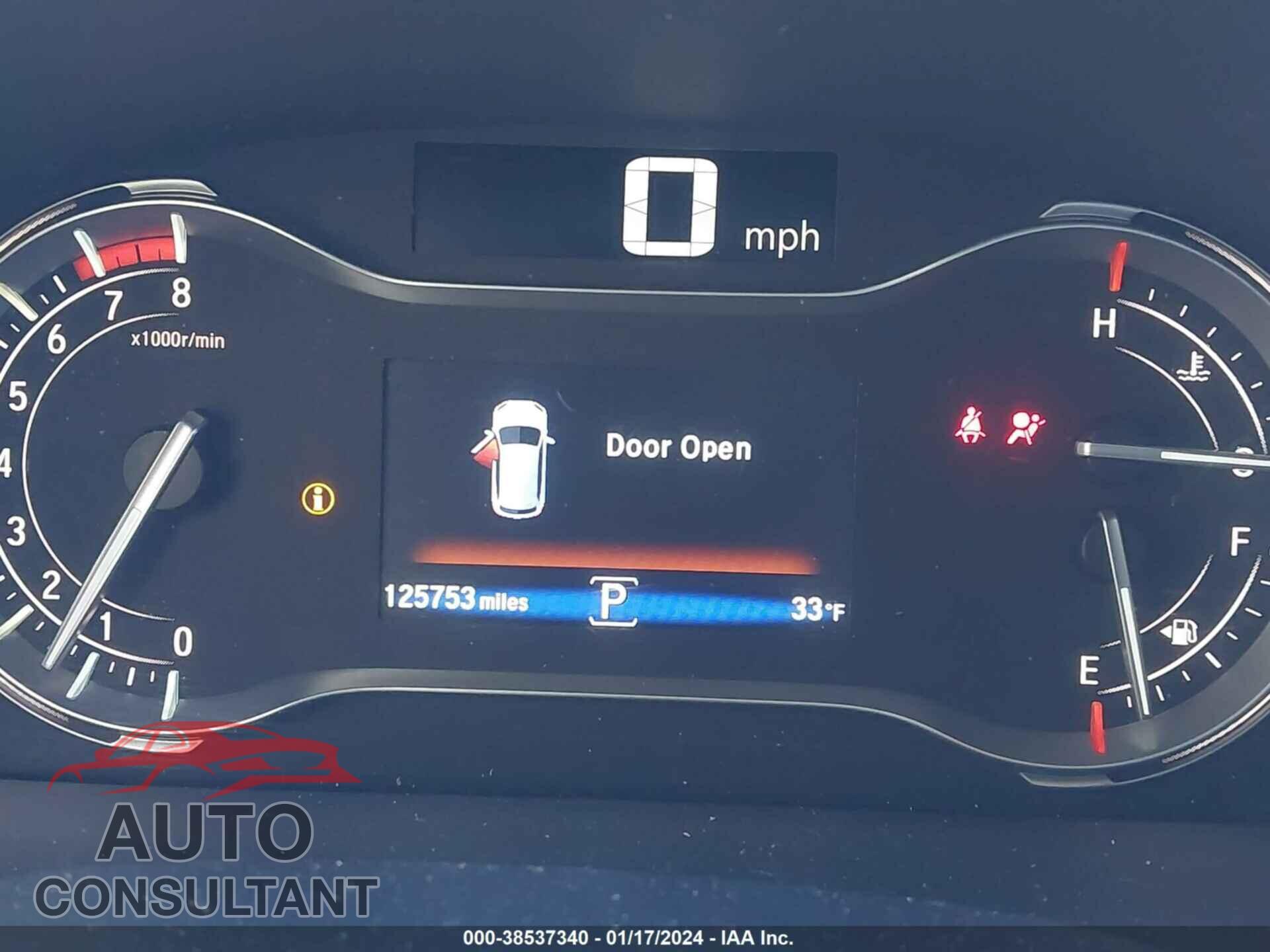 HONDA PILOT 2016 - 5FNYF5H39GB047052