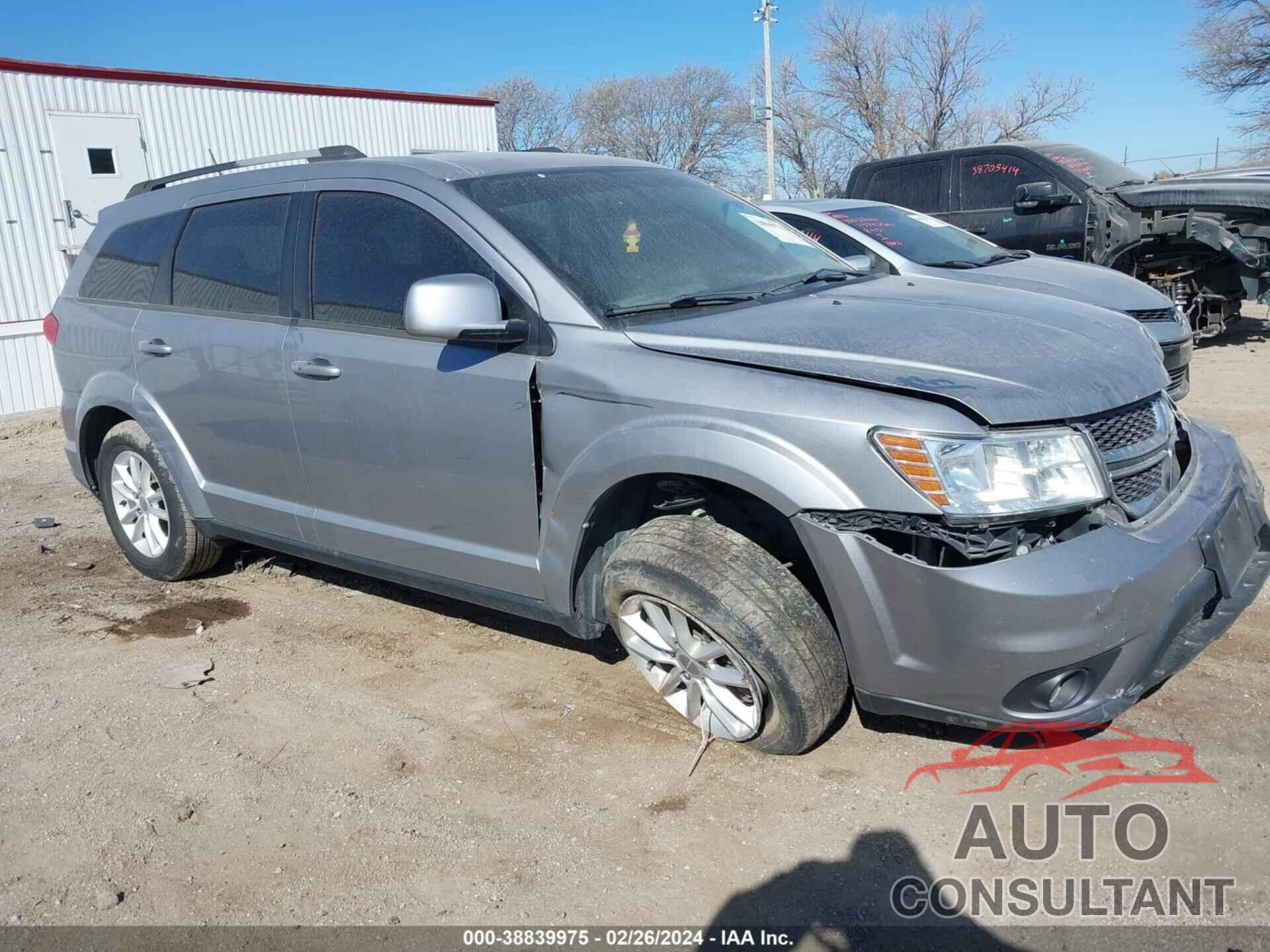 DODGE JOURNEY 2017 - 3C4PDCBB8HT612318