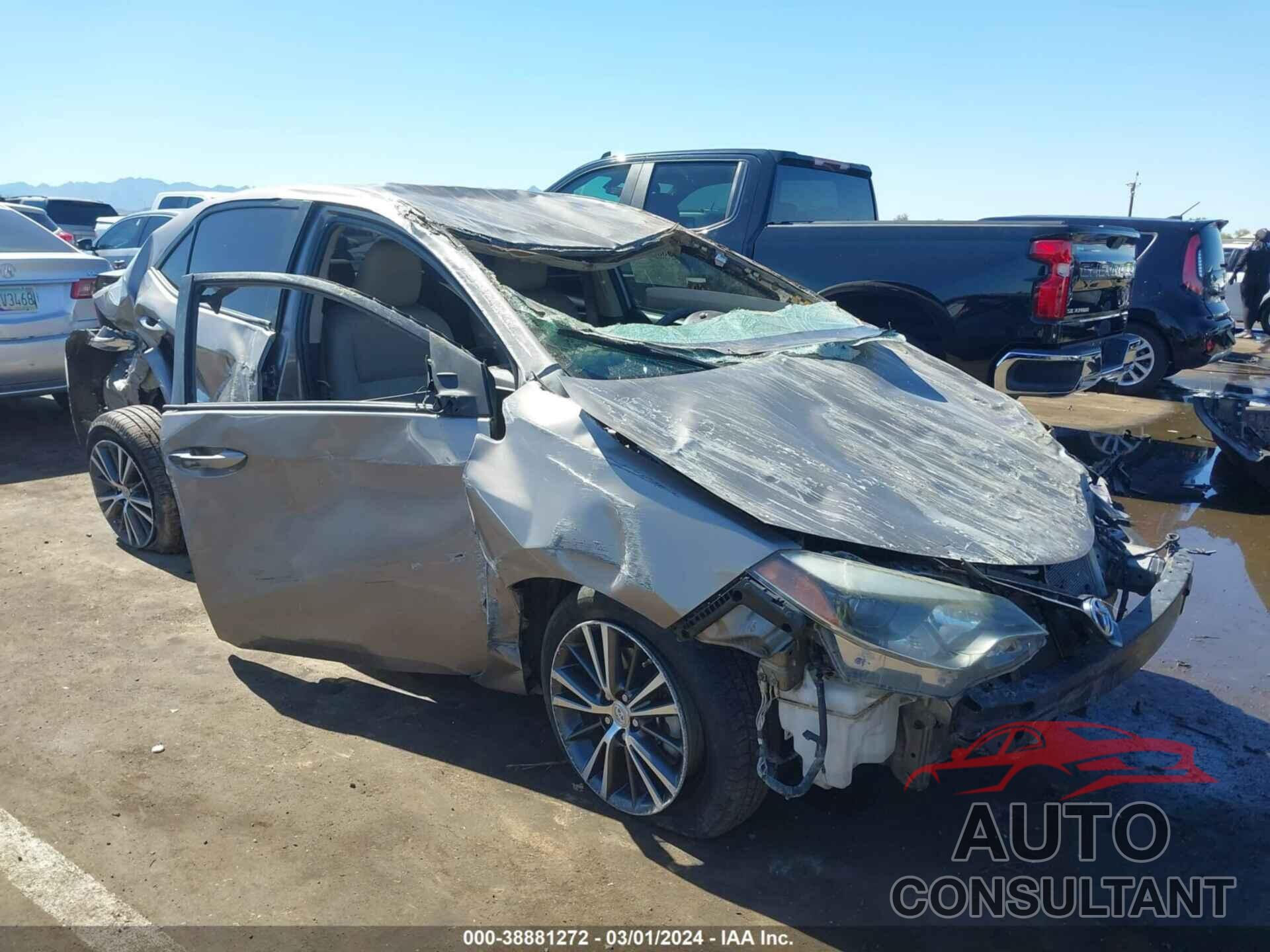 TOYOTA COROLLA 2016 - 2T1BURHE2GC630149