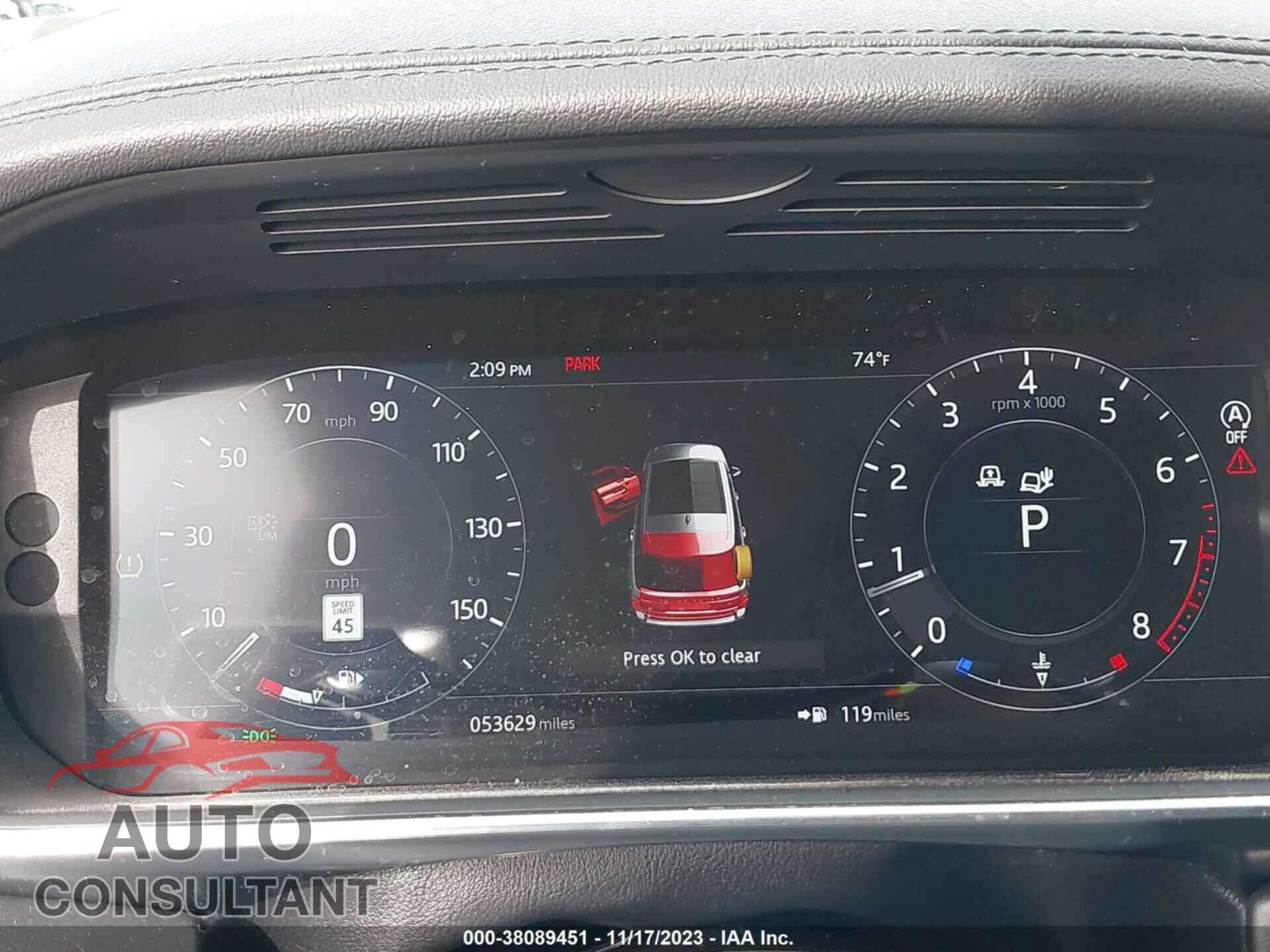 LAND ROVER RANGE ROVER 2018 - SALGS2SV6JA501038