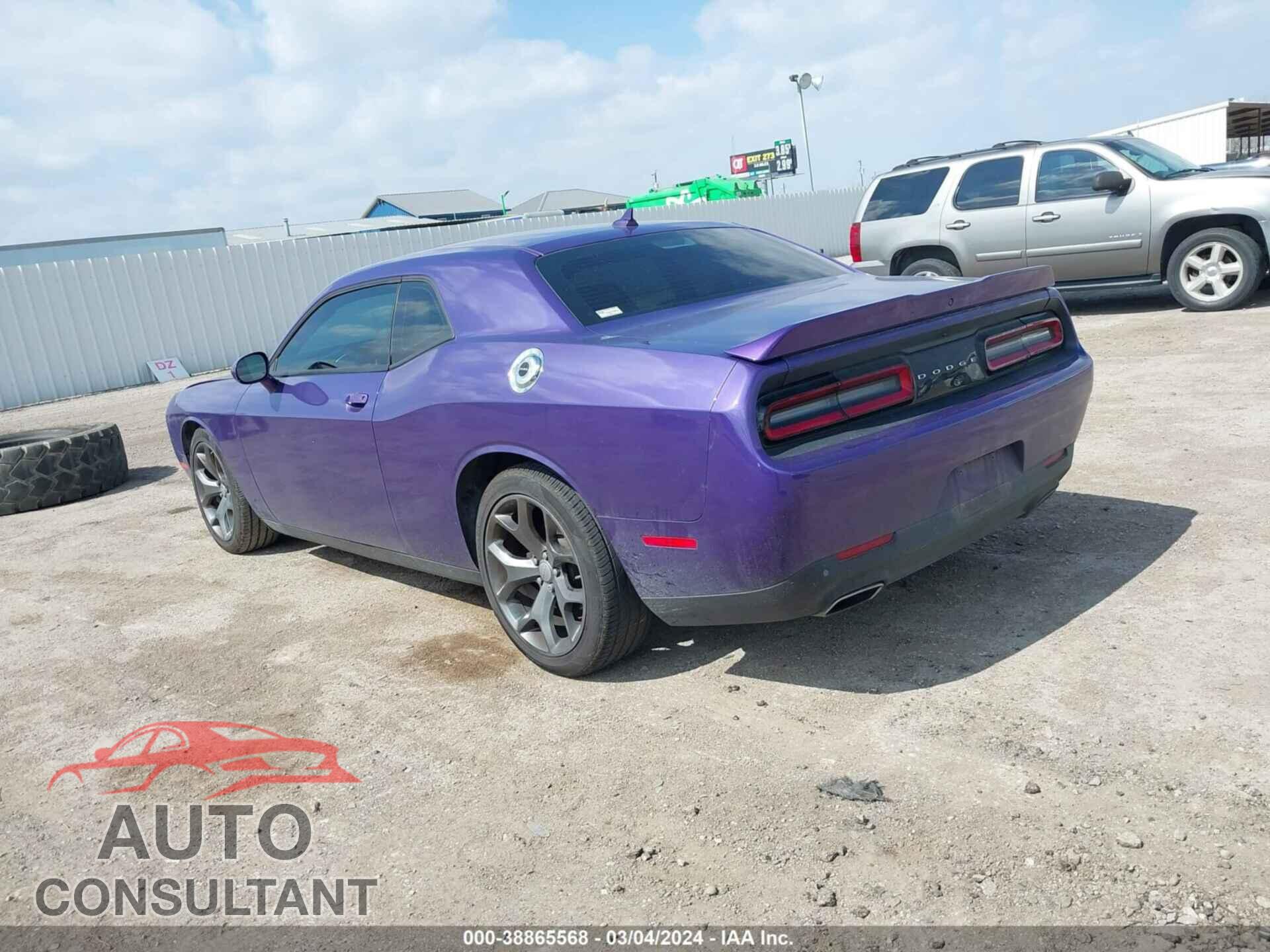 DODGE CHALLENGER 2016 - 2C3CDZAG1GH185512