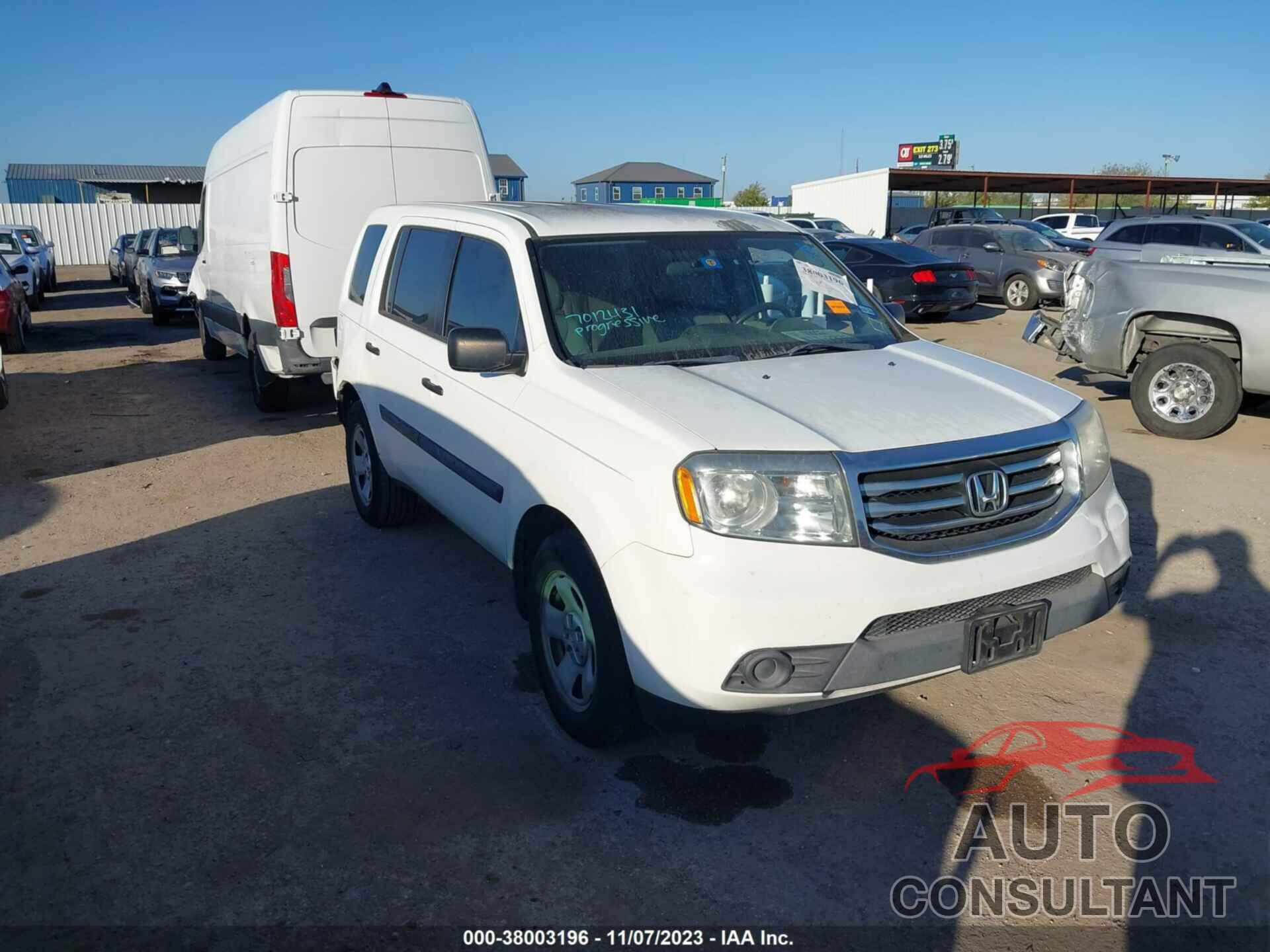 HONDA PILOT 2015 - 5FNYF3H2XFB002843