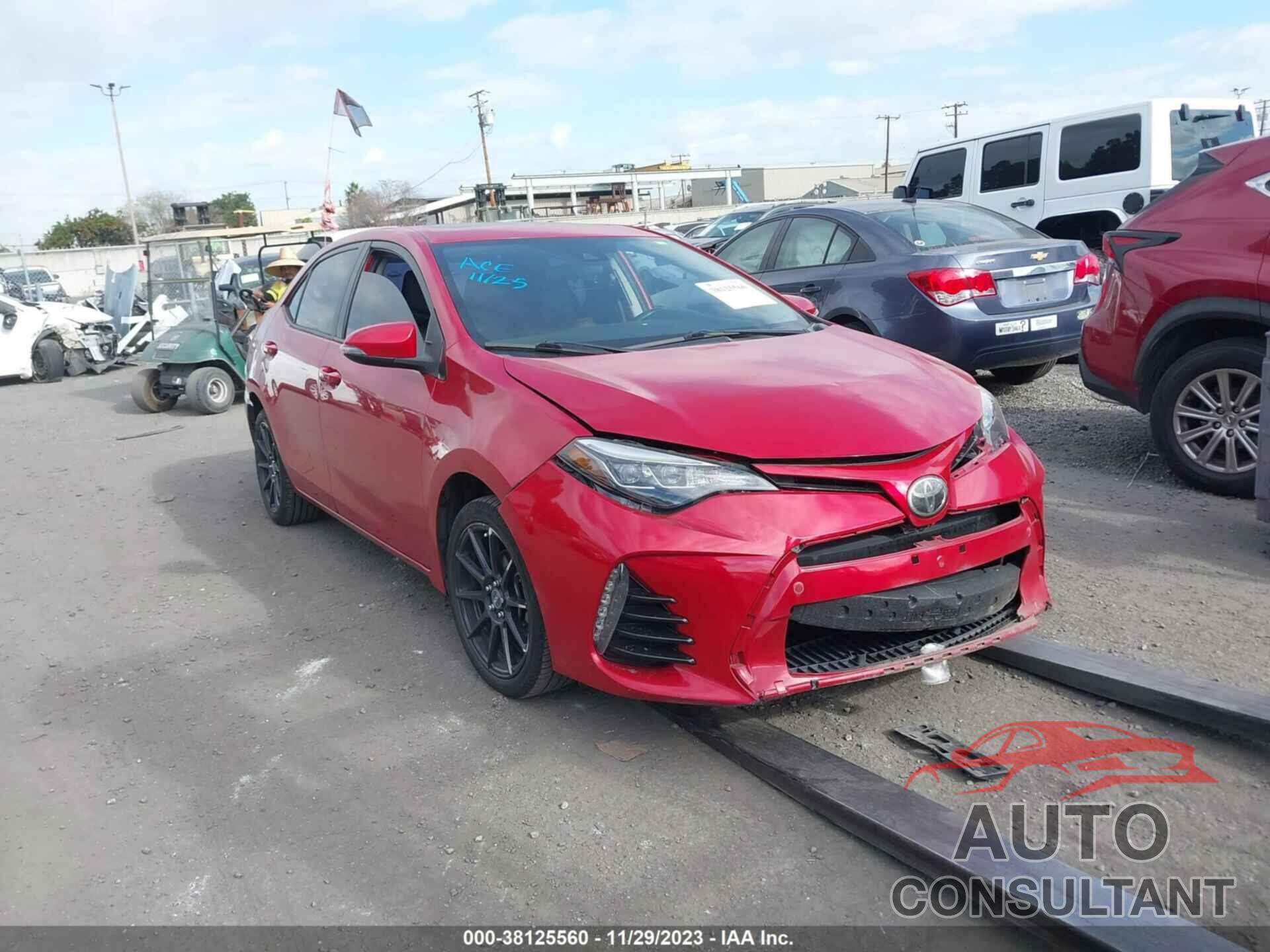 TOYOTA COROLLA 2017 - 2T1BURHE8HC800824