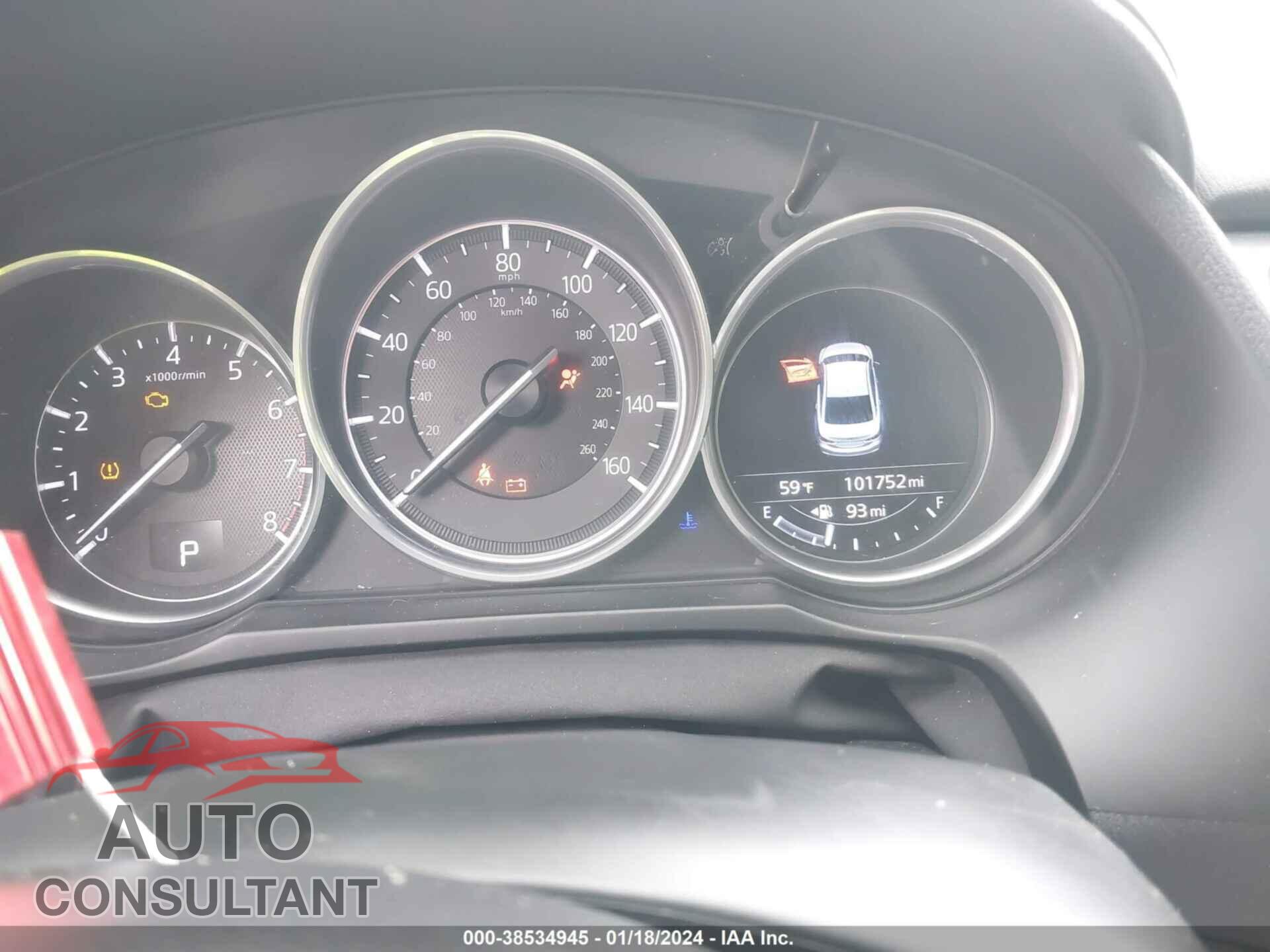 MAZDA 6 2017 - JM1GL1X51H1103897
