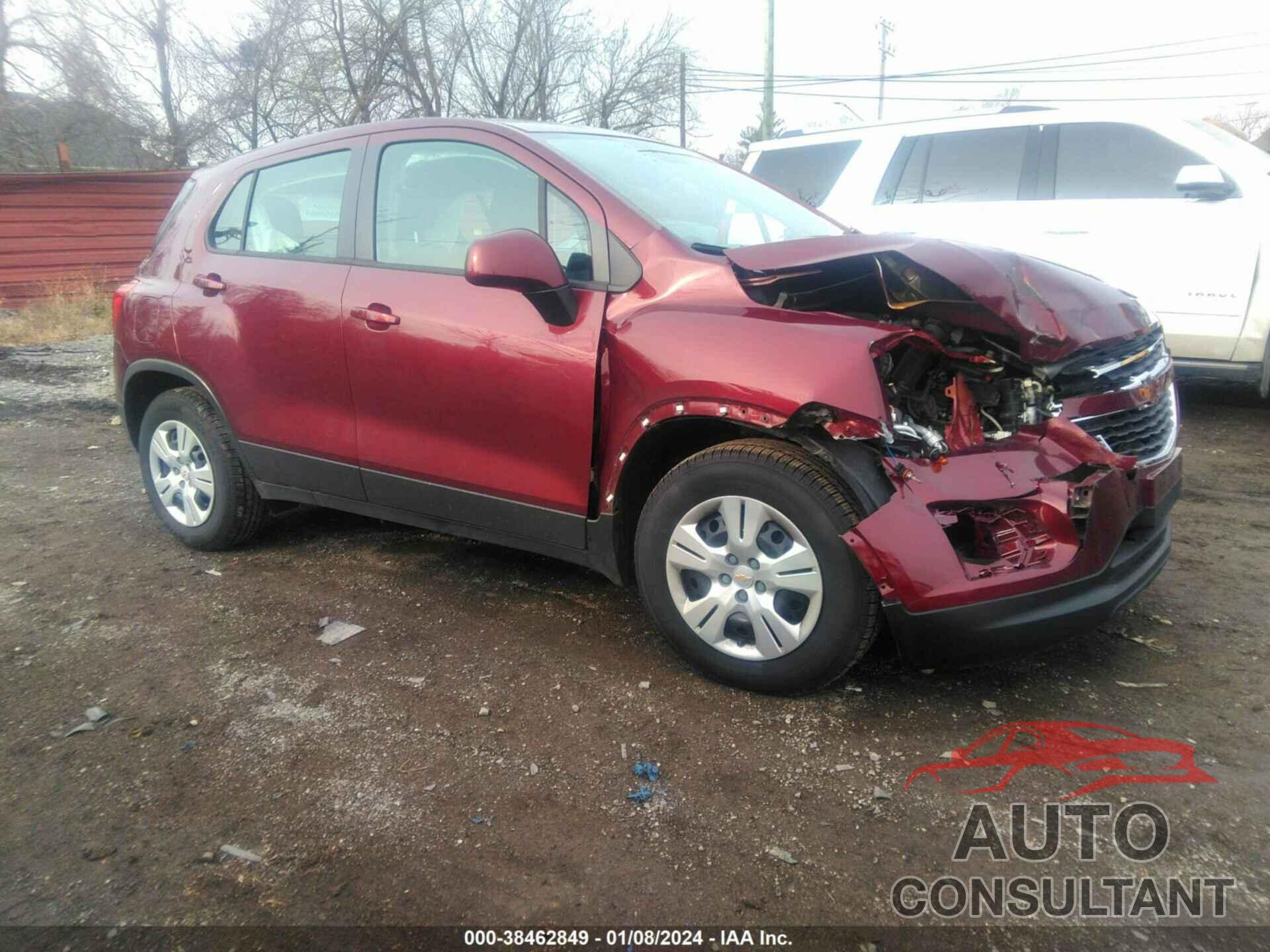 CHEVROLET TRAX 2016 - 3GNCJKSB0GL228170