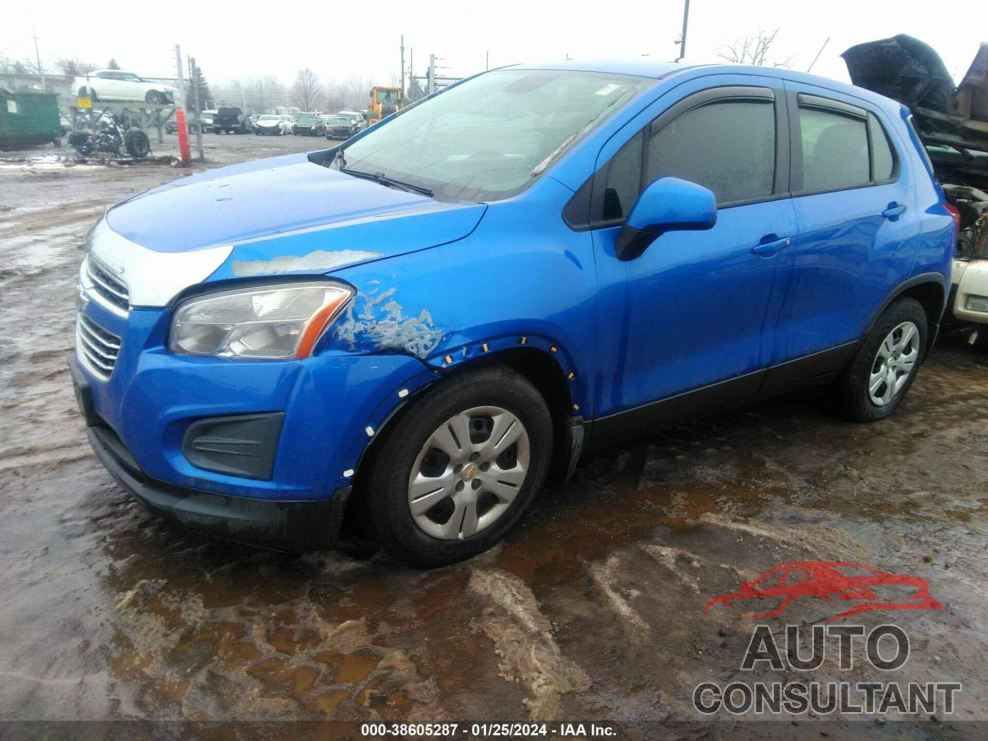 CHEVROLET TRAX 2016 - KL7CJKSB1GB529506