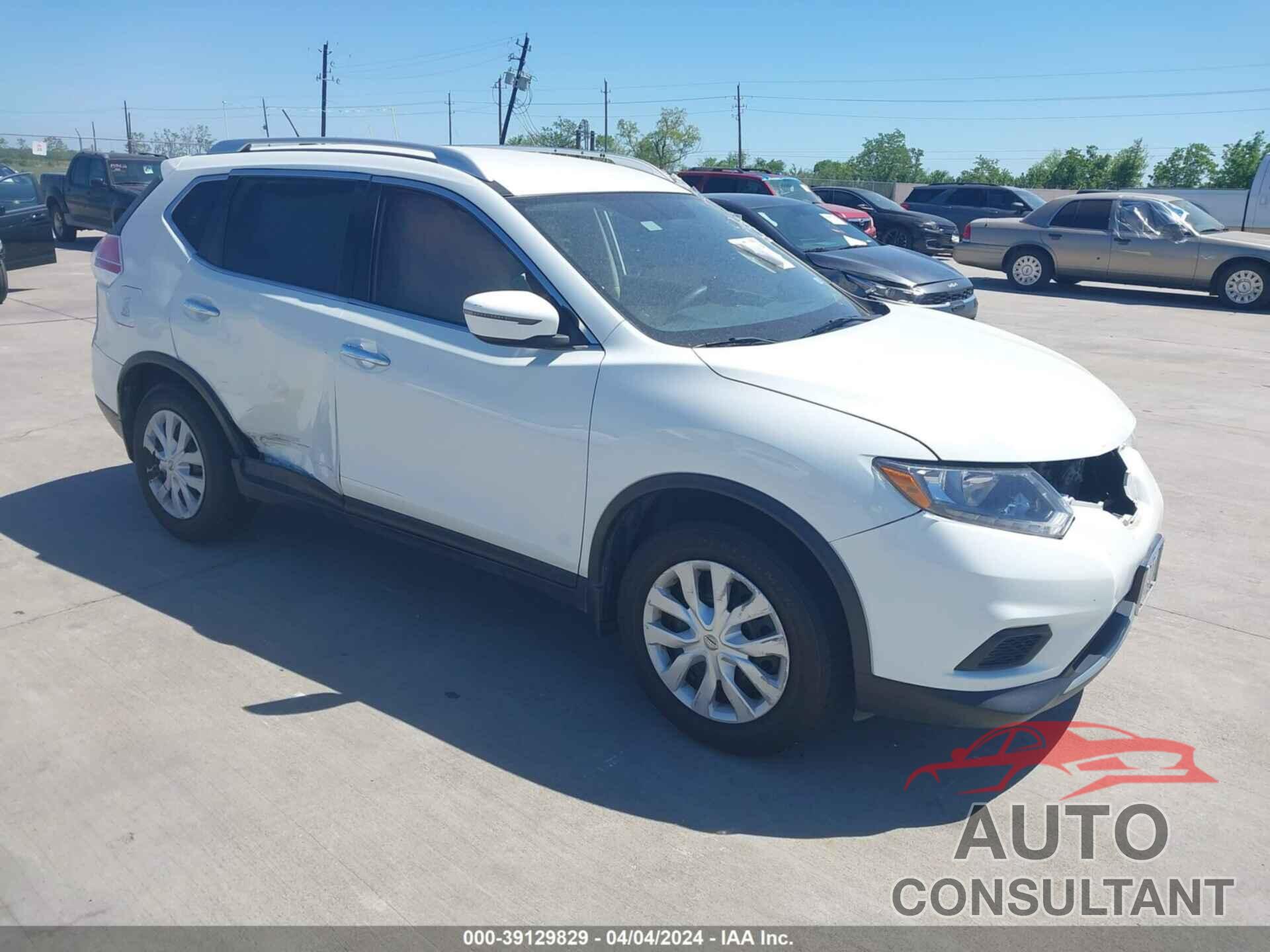 NISSAN ROGUE 2016 - KNMAT2MT2GP629773