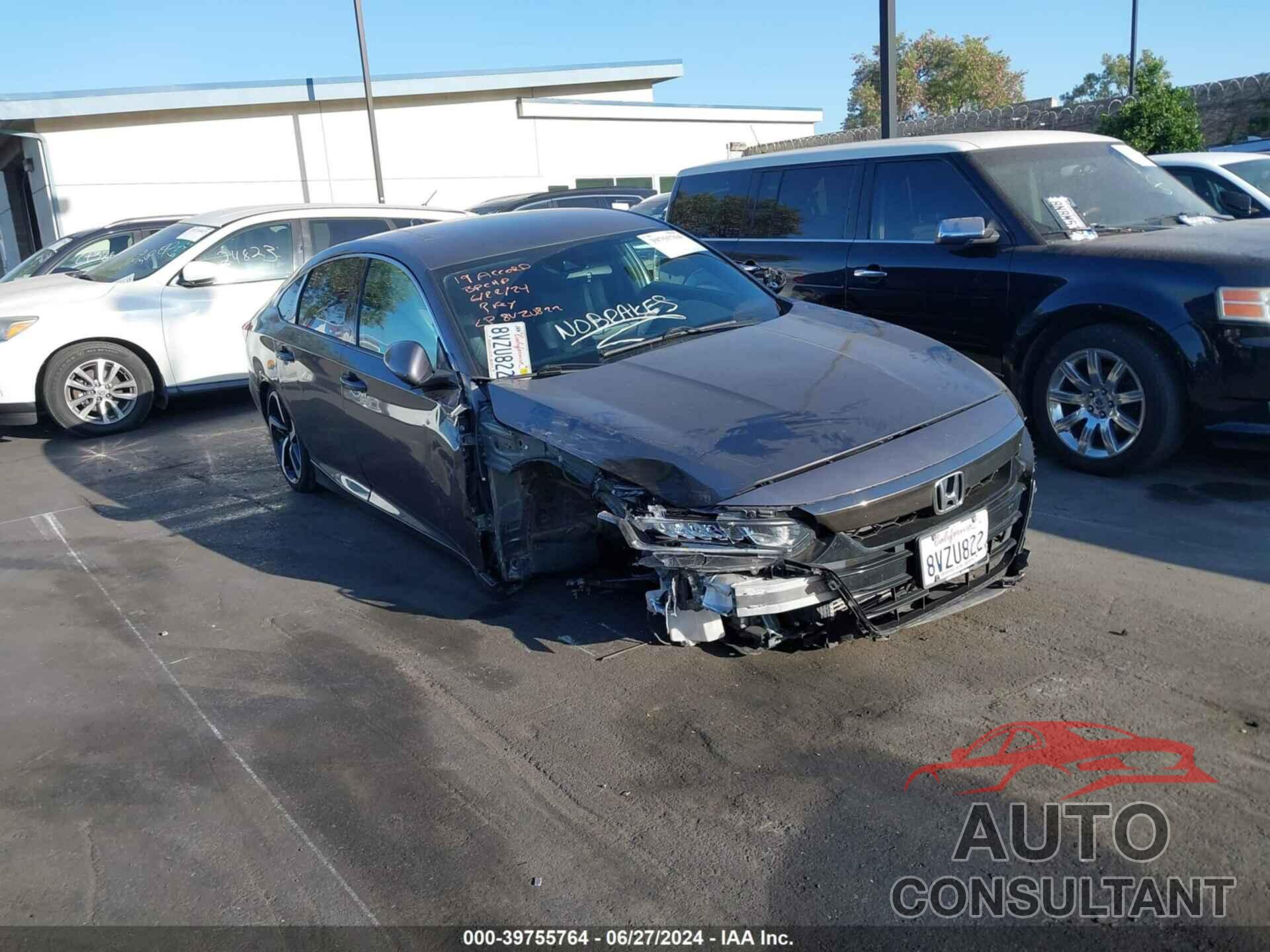 HONDA ACCORD 2019 - 1HGCV1F35KA013668