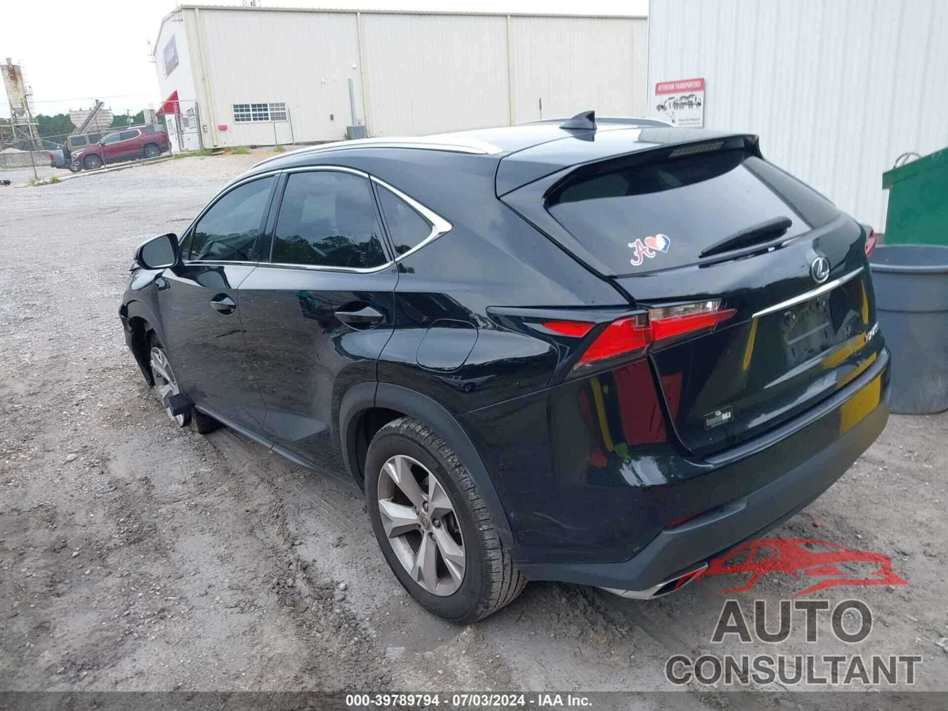 LEXUS NX 200T 2017 - JTJYARBZ9H2083196
