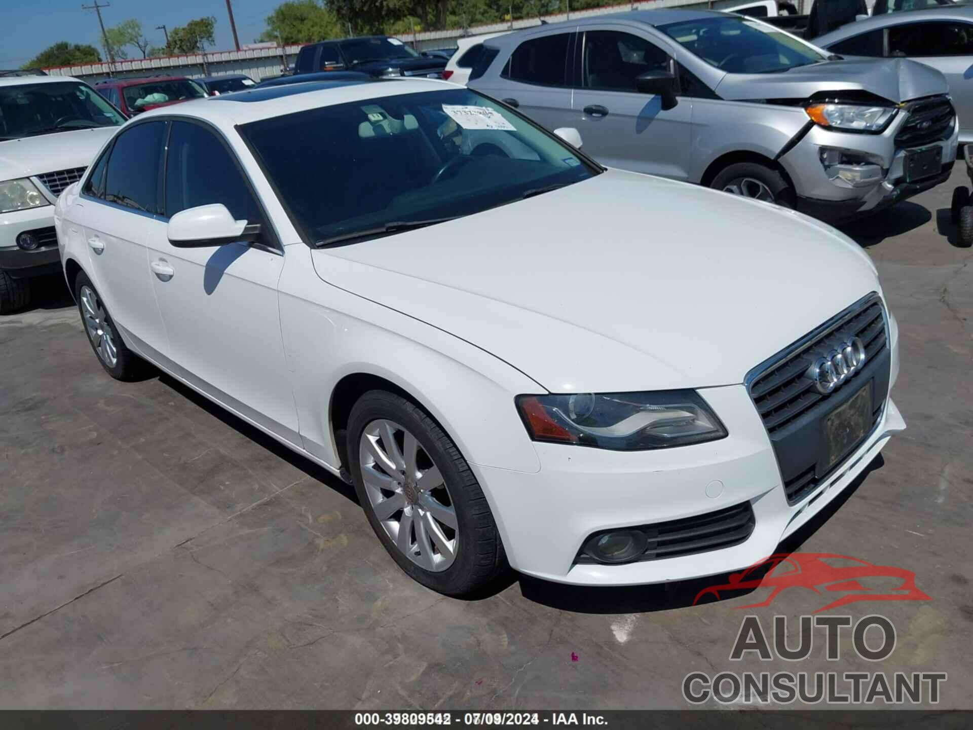 AUDI A4 2010 - WAUEFAFL3AN007165