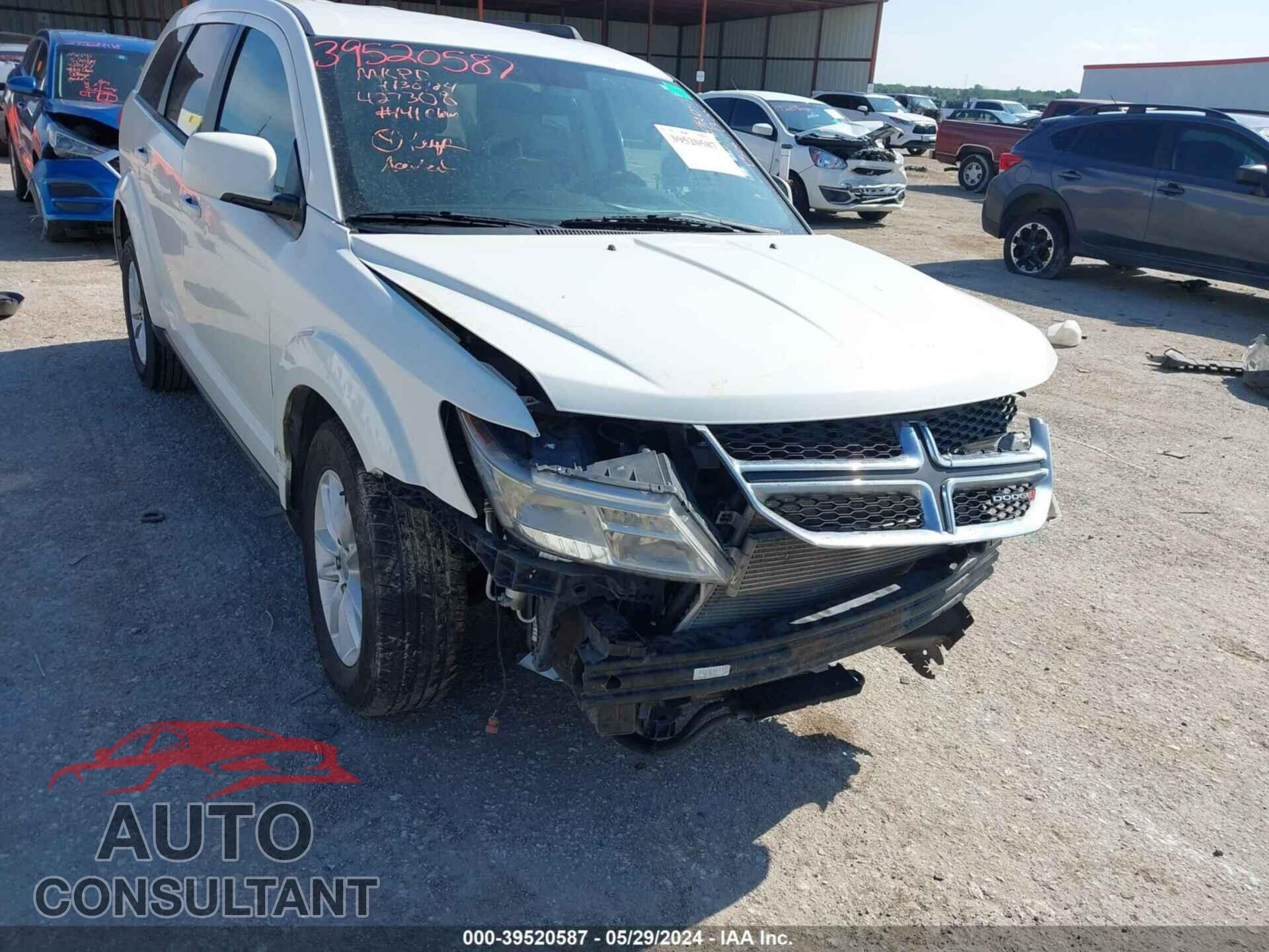 DODGE JOURNEY 2017 - 3C4PDCBG8HT572043