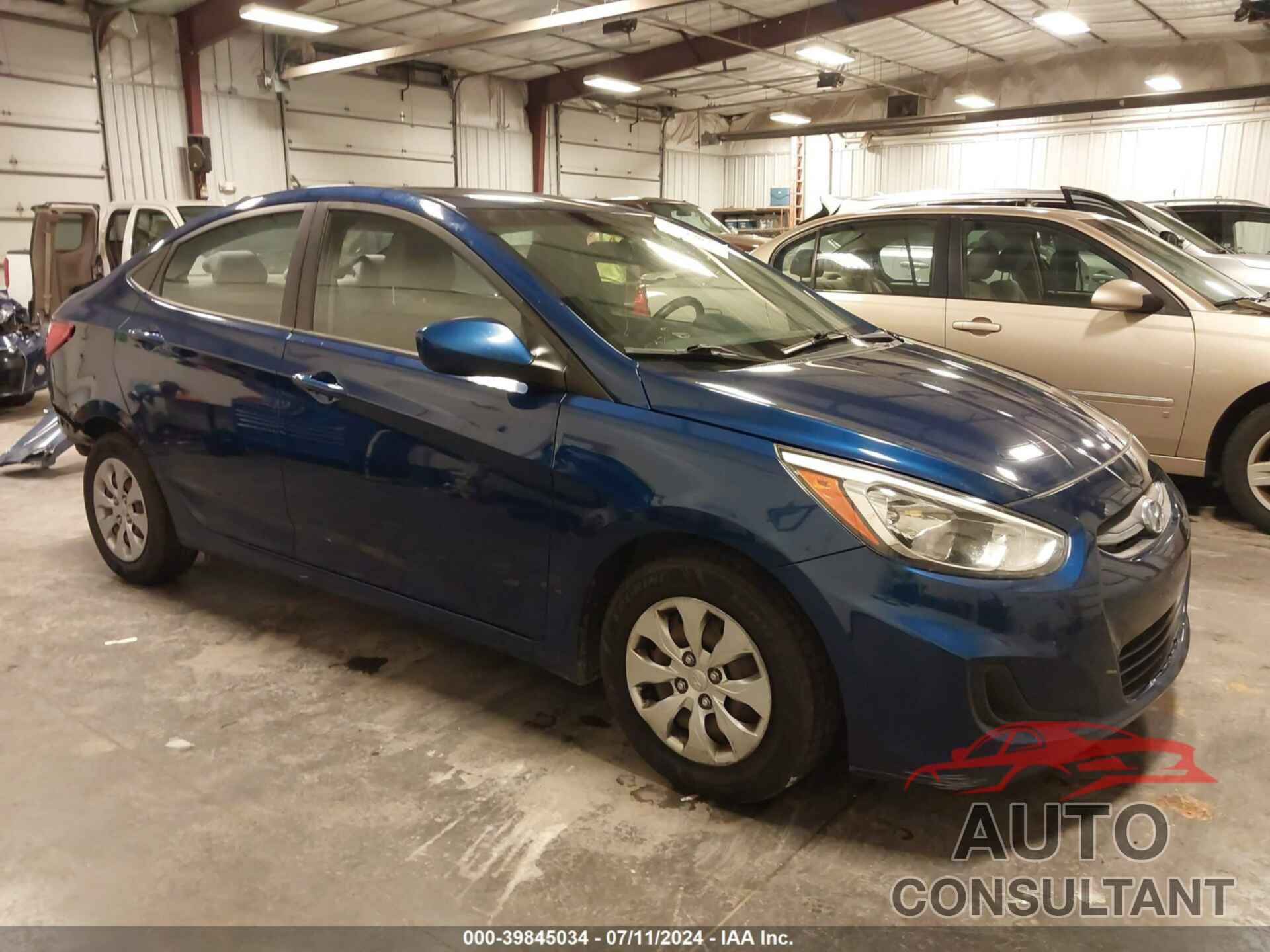 HYUNDAI ACCENT 2017 - KMHCT4AE3HU186431