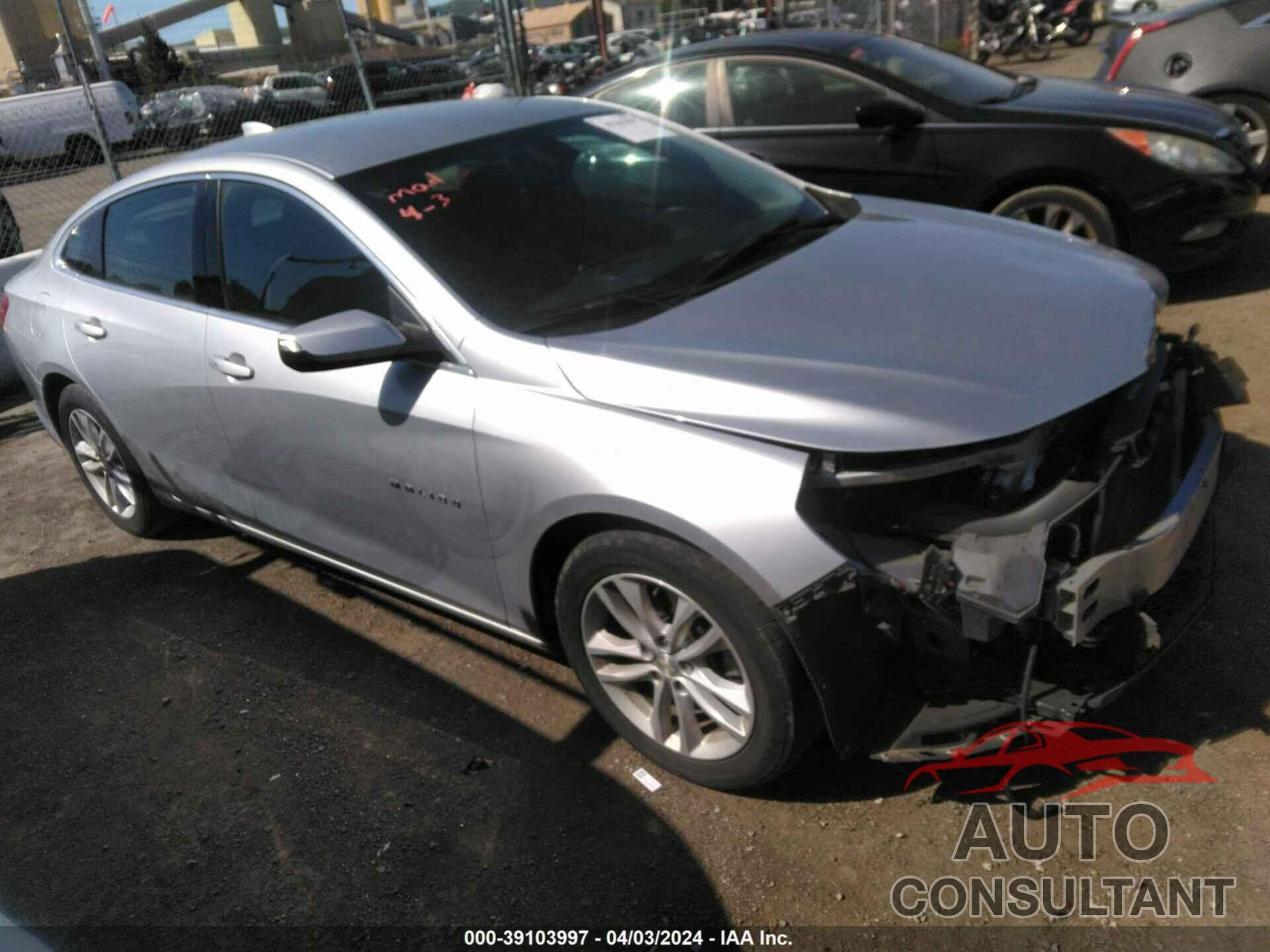 CHEVROLET MALIBU 2018 - 1G1ZD5STXJF206904
