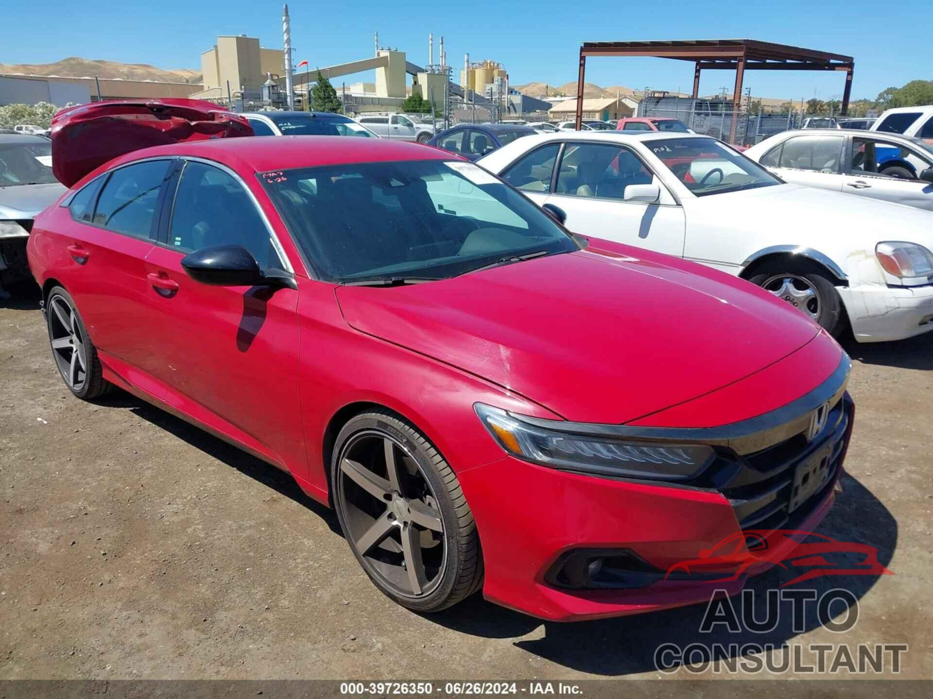 HONDA ACCORD 2021 - 1HGCV1F38MA091994