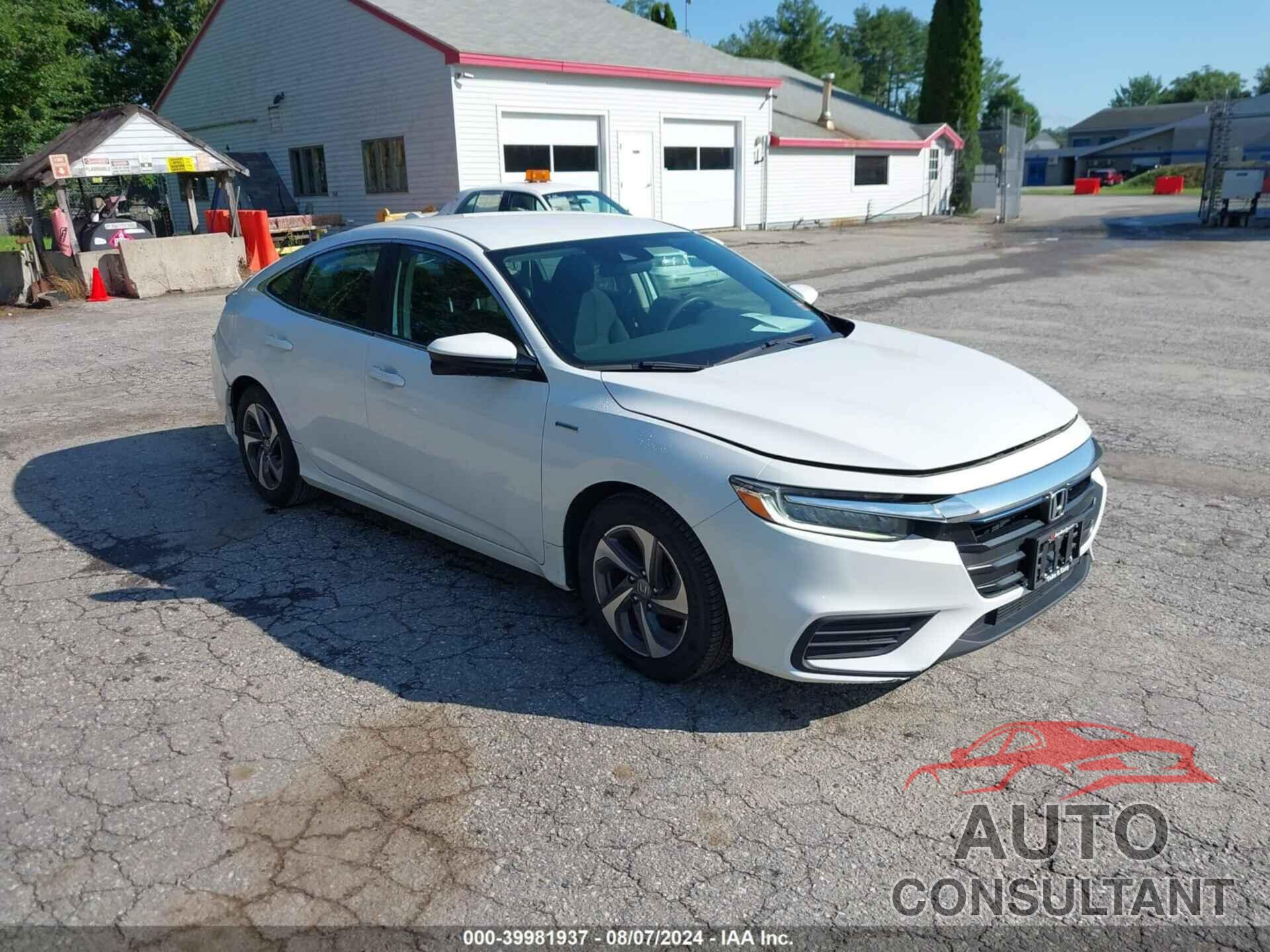 HONDA INSIGHT 2019 - 19XZE4F50KE010136