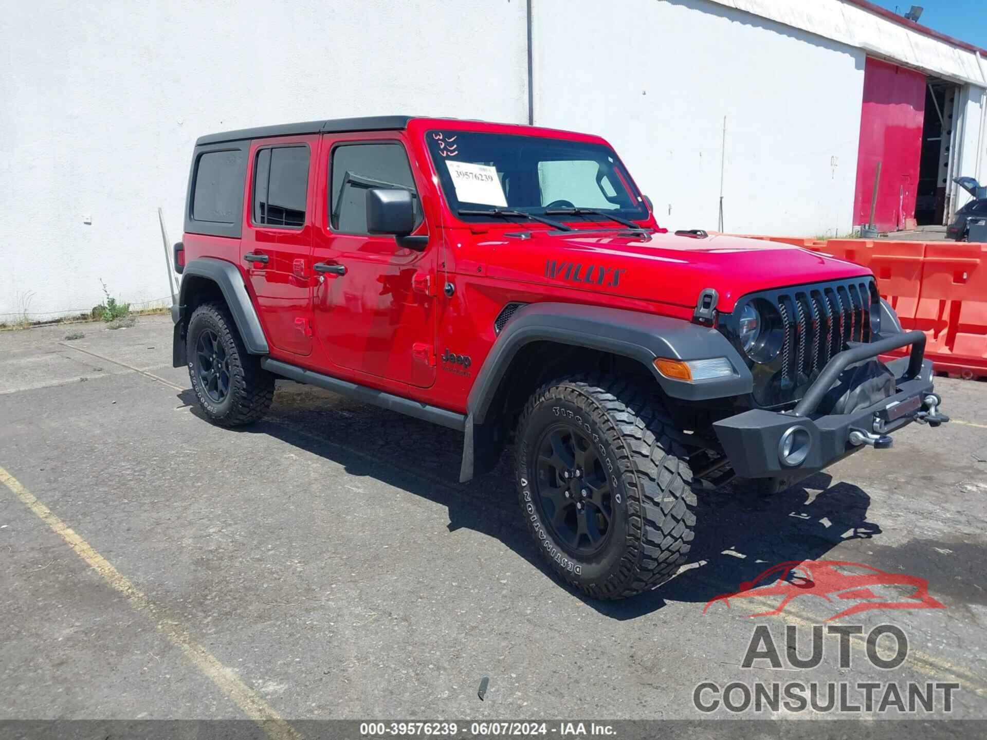 JEEP WRANGLER UNLIMITED 2021 - 1C4HJXDN5MW865466