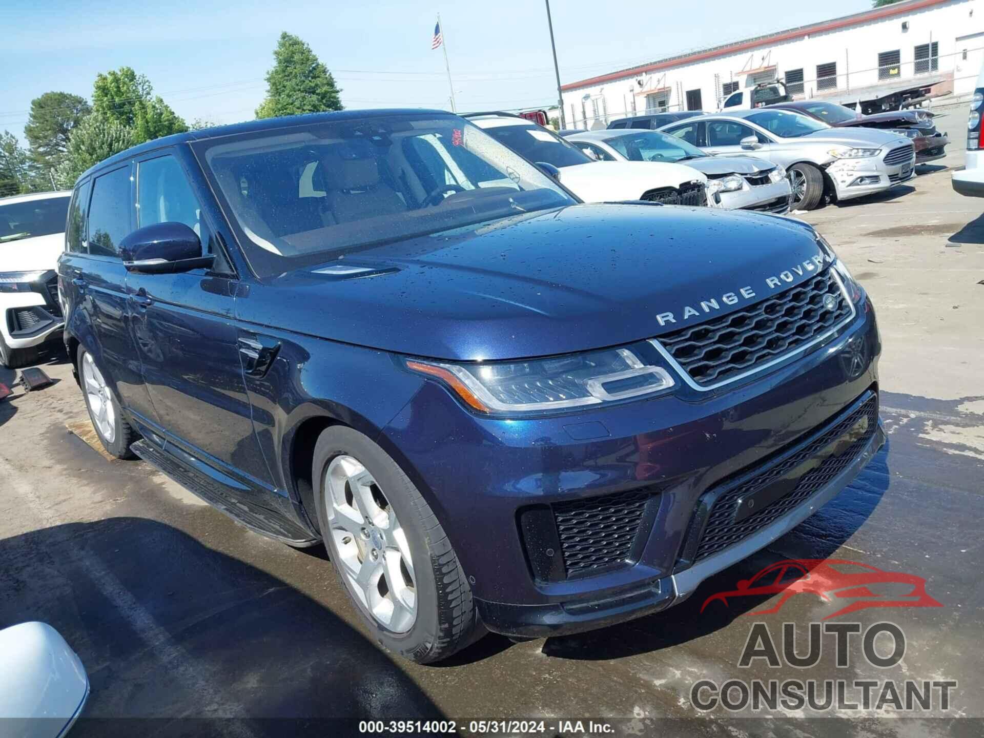 LAND ROVER RANGE ROVER SPORT 2019 - SALWR2RU7KA864468