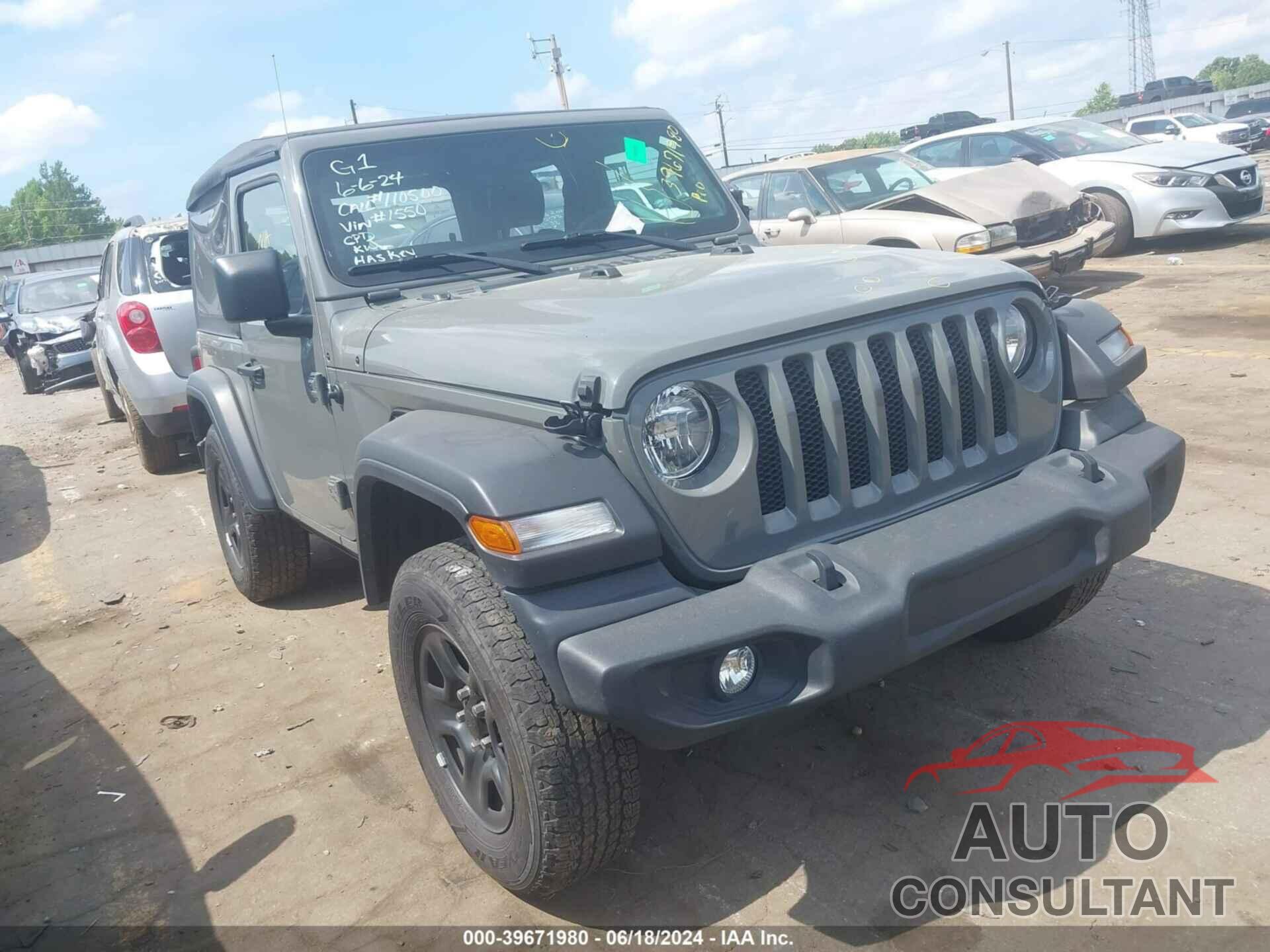 JEEP WRANGLER 2021 - 1C4GJXAG4MW521550