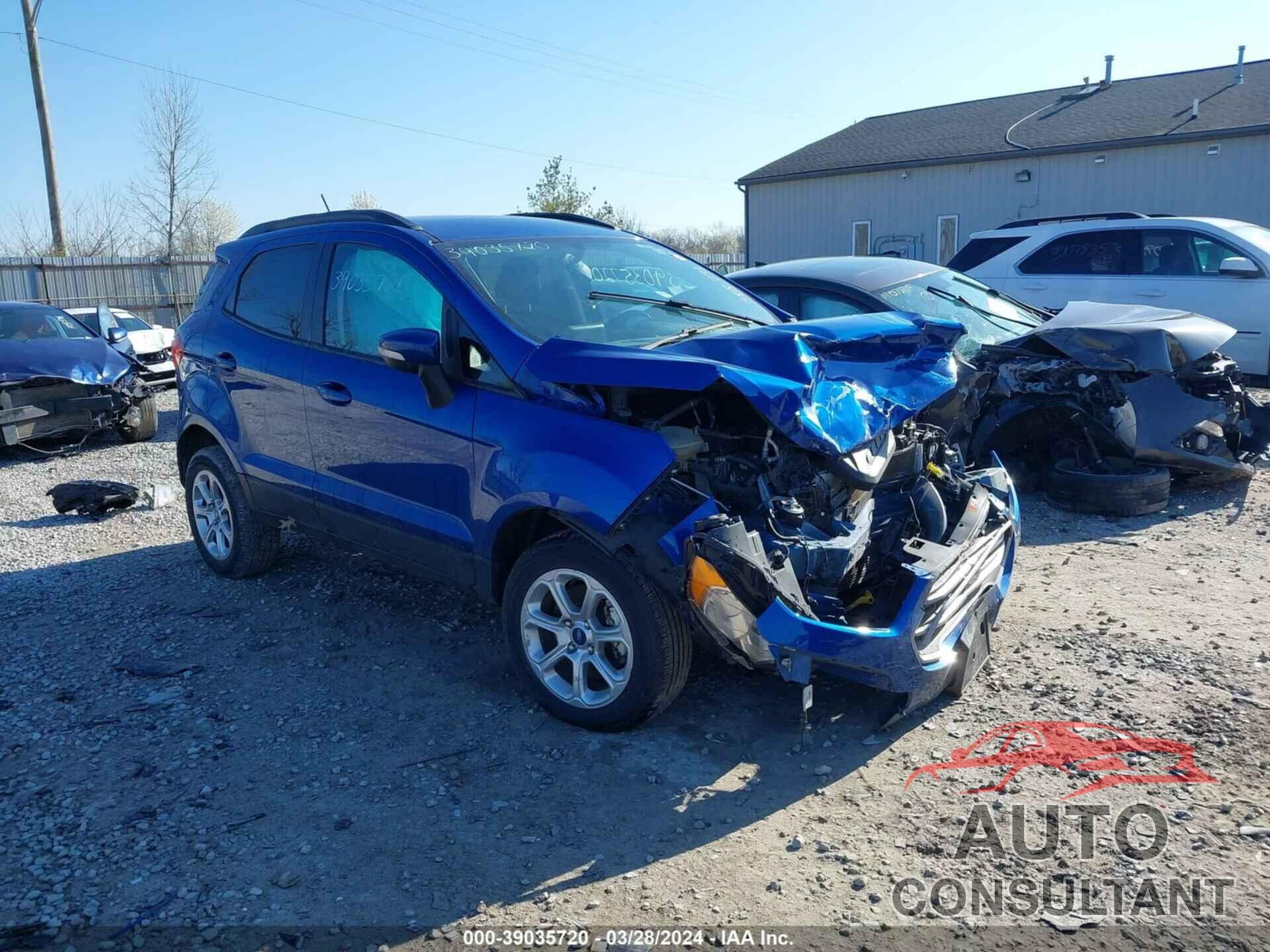 FORD ECOSPORT 2020 - MAJ6S3GL5LC388793