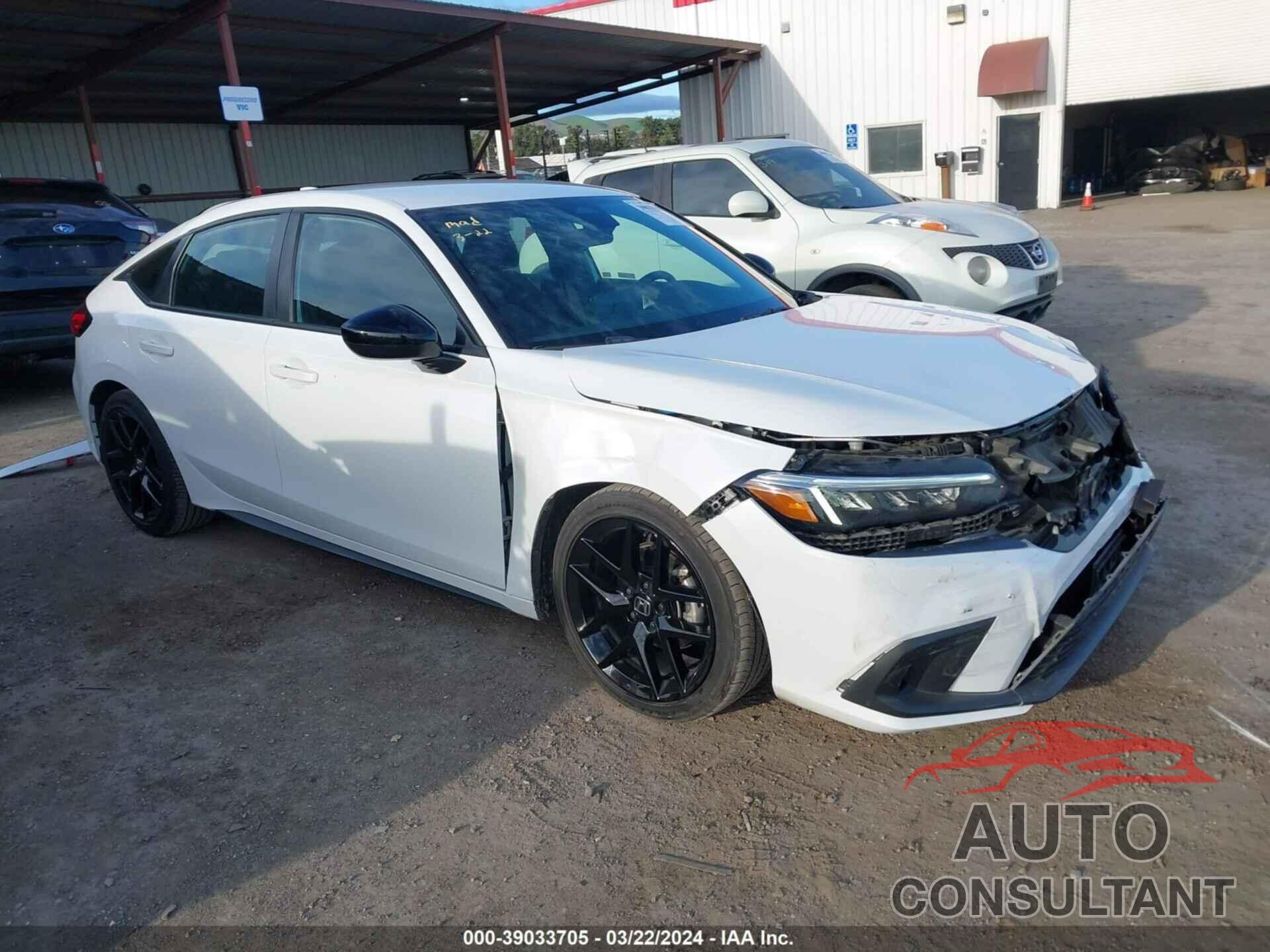 HONDA CIVIC 2022 - 19XFL2H87NE010689