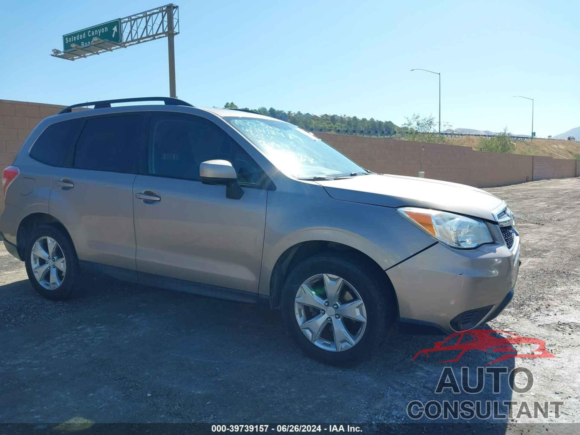 SUBARU FORESTER 2016 - JF2SJADC5GH517405