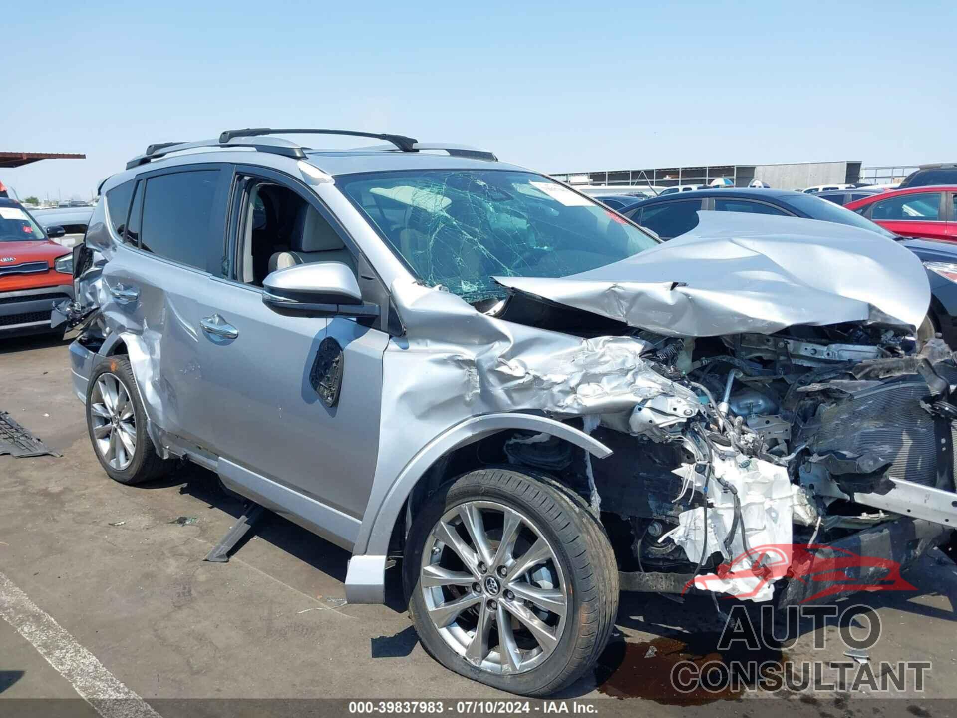 TOYOTA RAV4 2017 - 2T3DFREV0HW569768