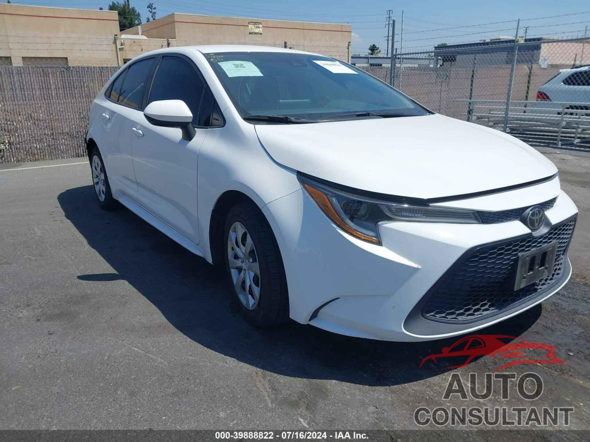 TOYOTA COROLLA 2020 - 5YFEPRAE5LP042237