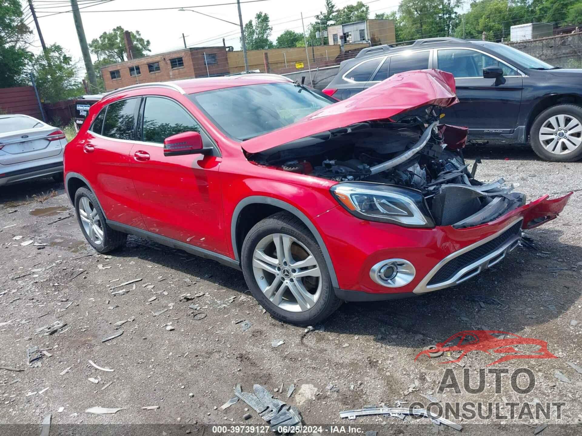 MERCEDES-BENZ GLA 250 2018 - WDCTG4GB4JJ491766