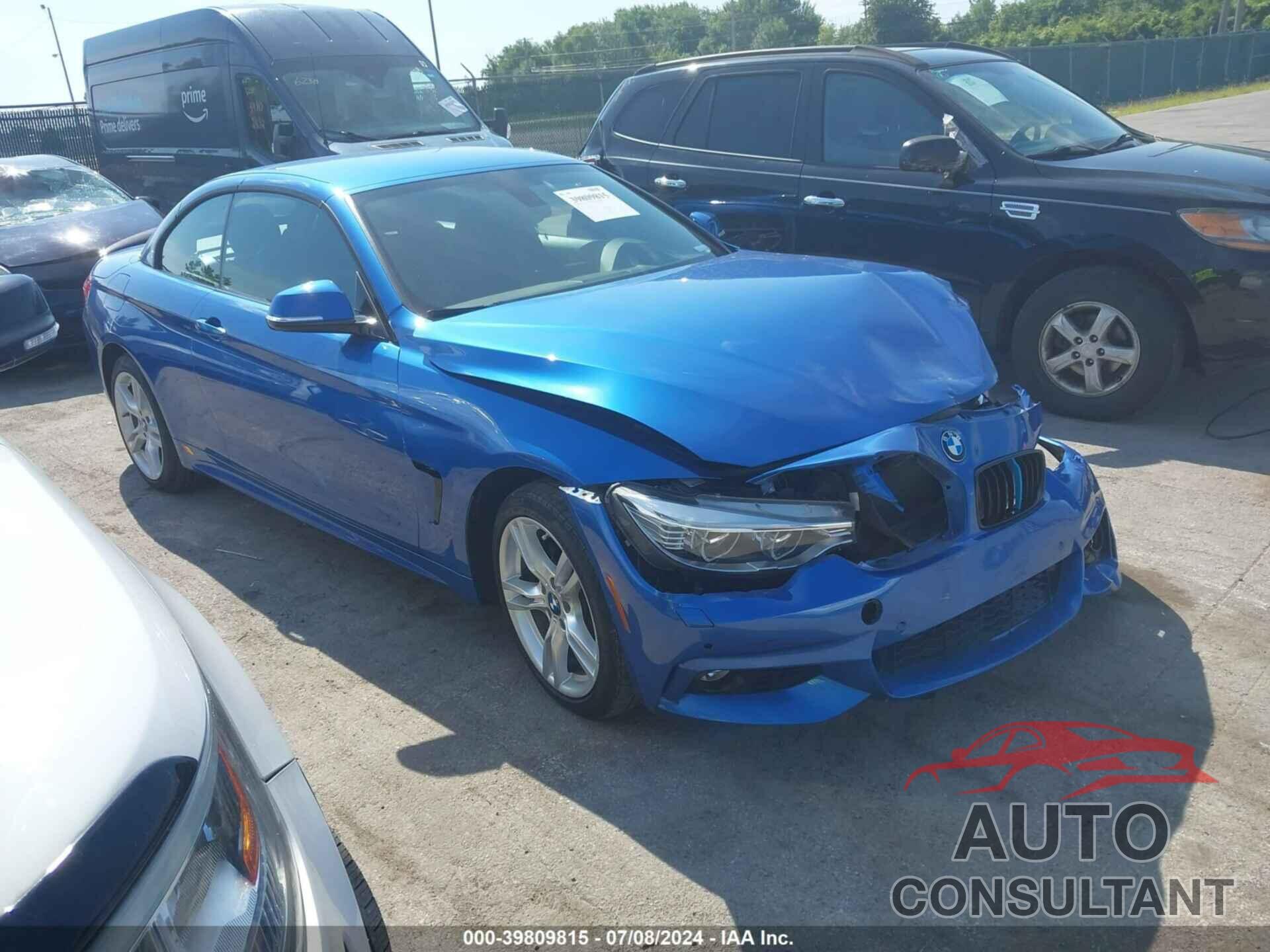 BMW 430I 2017 - WBA4U9C37H5H64491