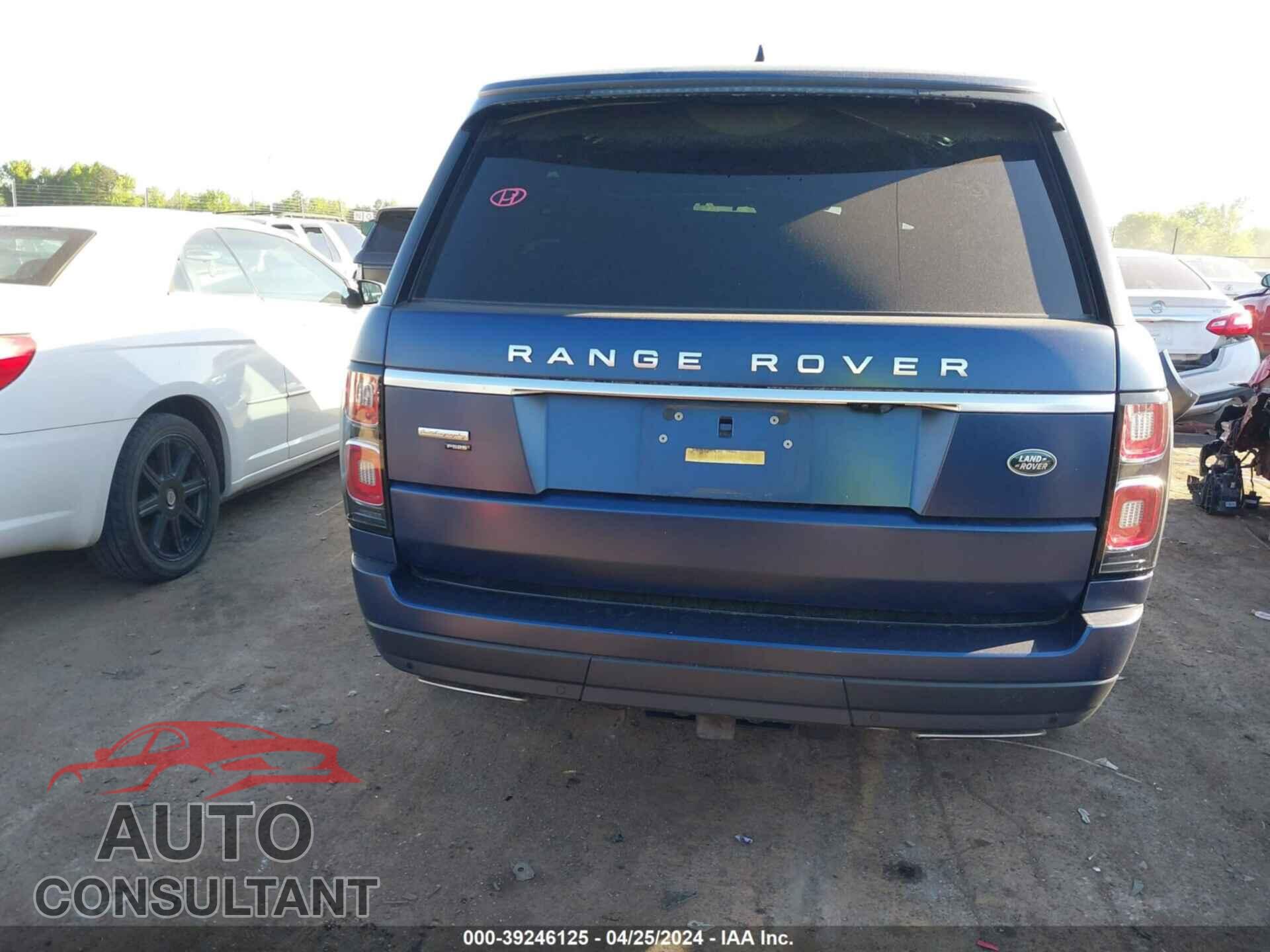 LAND ROVER RANGE ROVER 2020 - SALGV5SE5LA401539