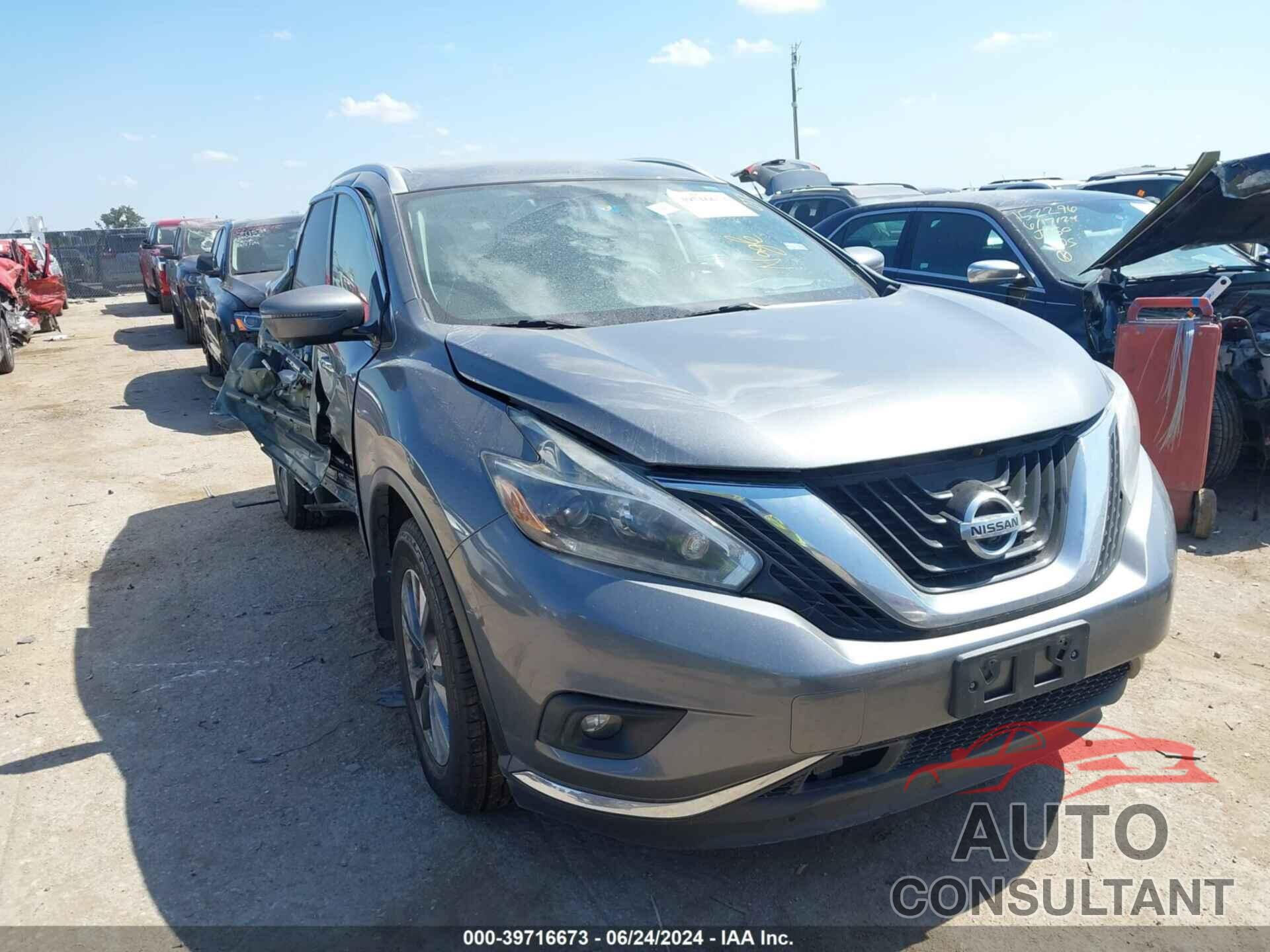 NISSAN MURANO 2018 - 5N1AZ2MG2JN160202