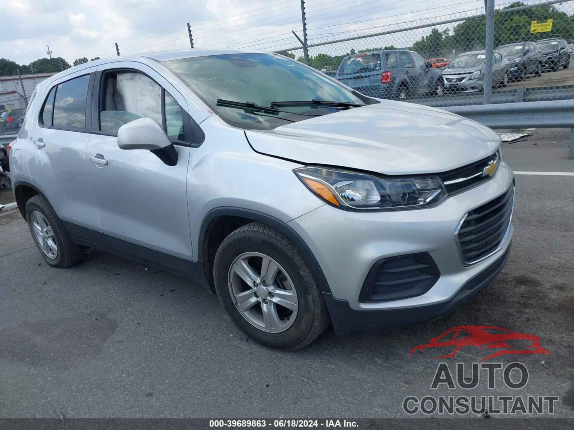 CHEVROLET TRAX 2019 - 3GNCJKSB4KL338969