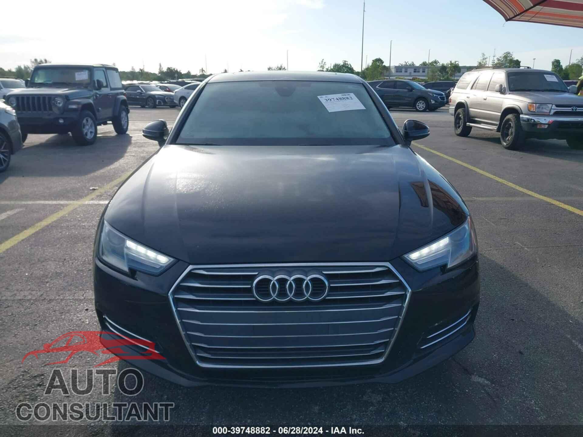AUDI A4 2017 - WAUGMAF4XHN060866