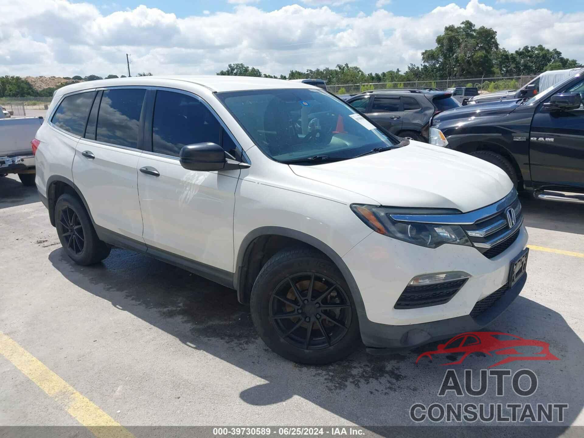 HONDA PILOT 2018 - 5FNYF5H13JB028633