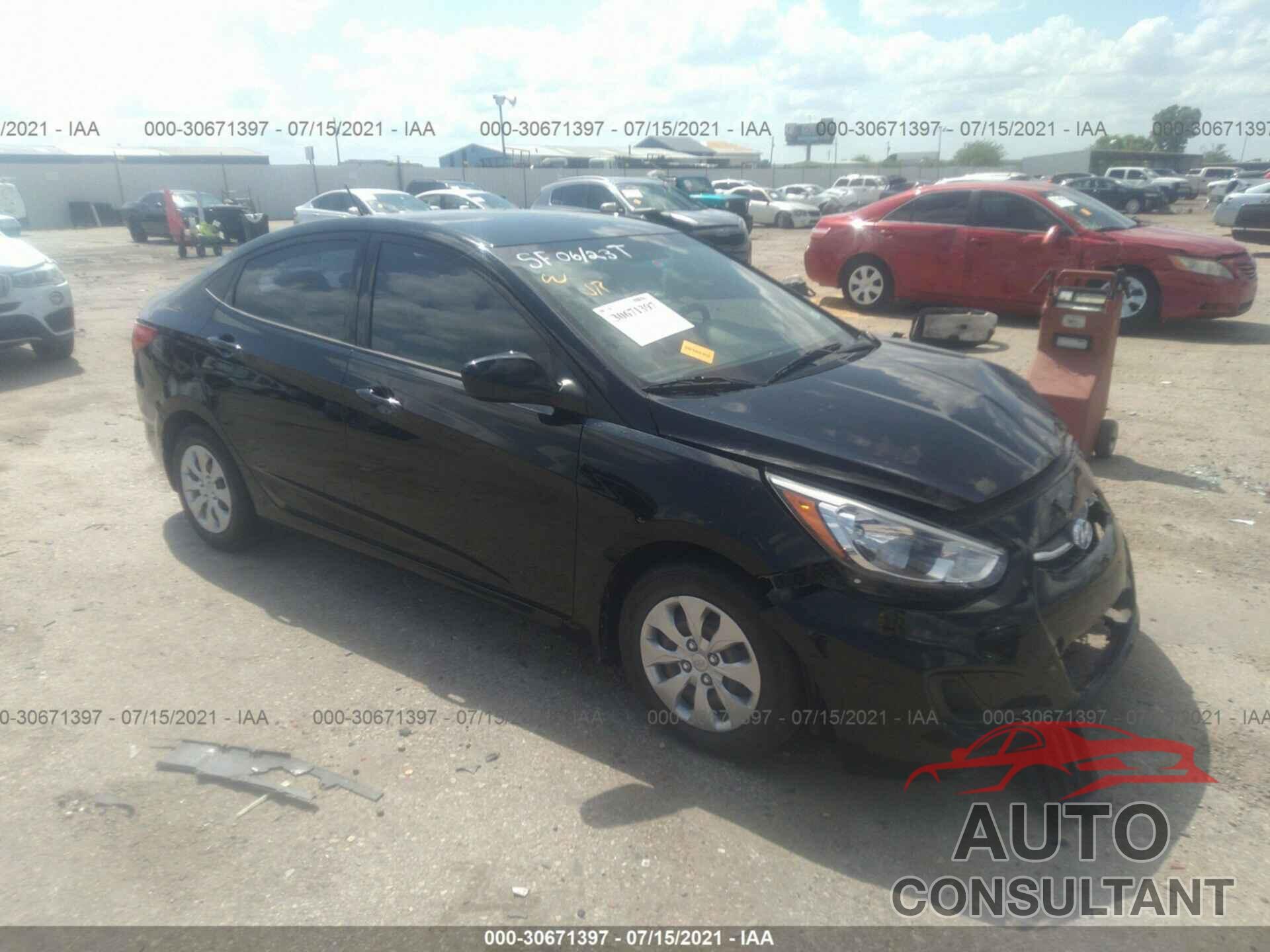 HYUNDAI ACCENT 2017 - KMHCT4AE4HU248693