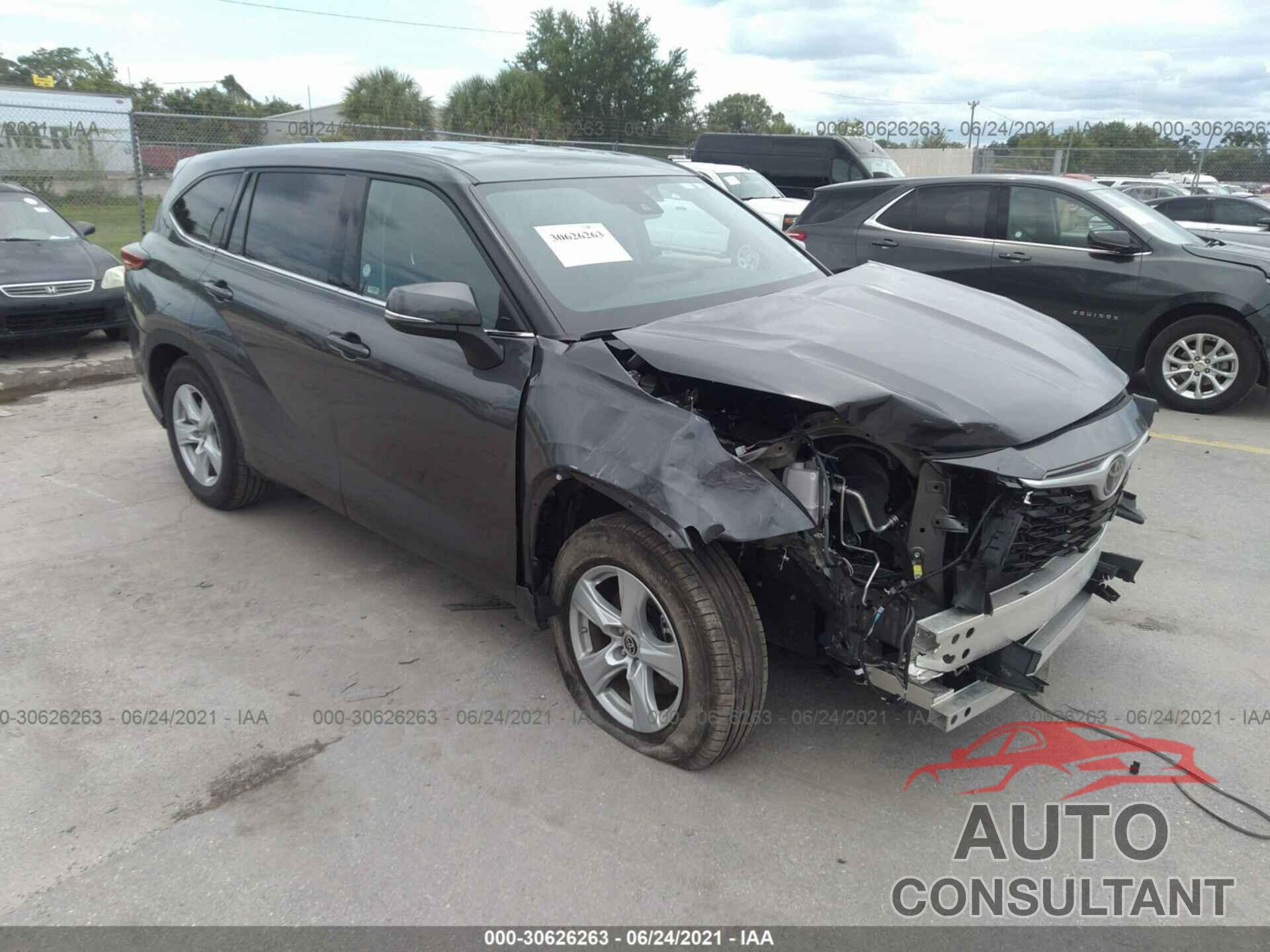 TOYOTA HIGHLANDER 2021 - 5TDZZRAH8MS526563