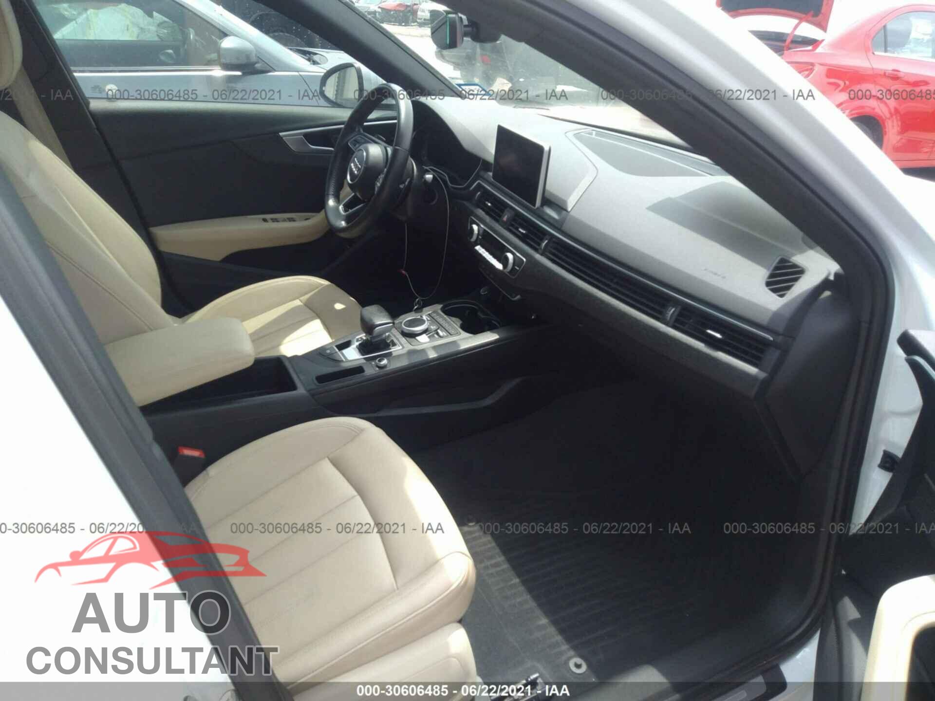 AUDI A4 2017 - WAUKMAF48HN058902