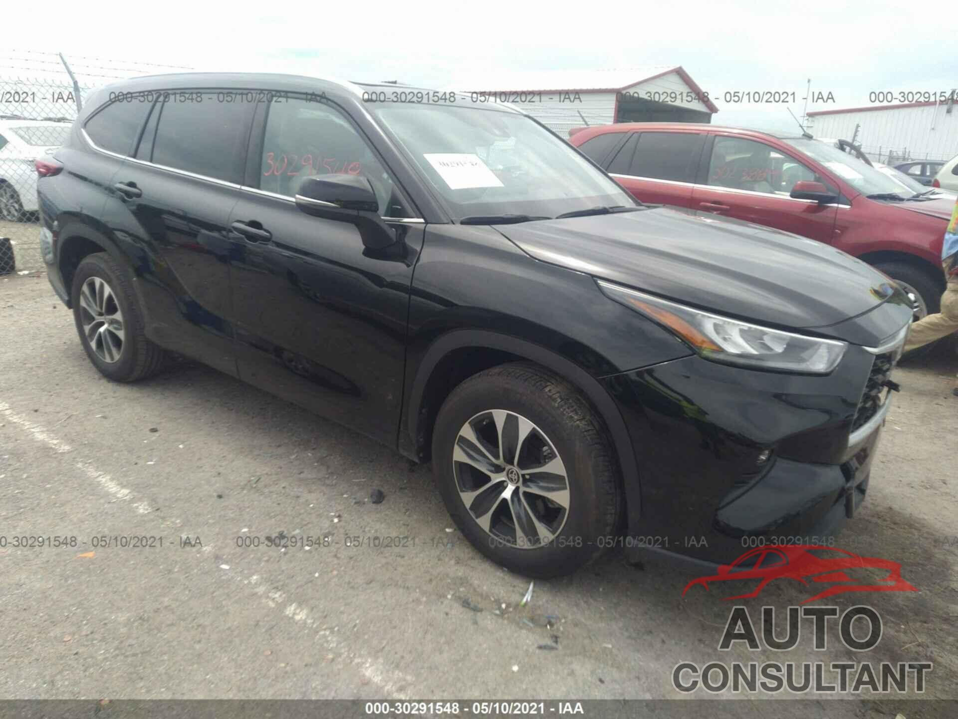 TOYOTA HIGHLANDER 2020 - 5TDGZRAH9LS028491