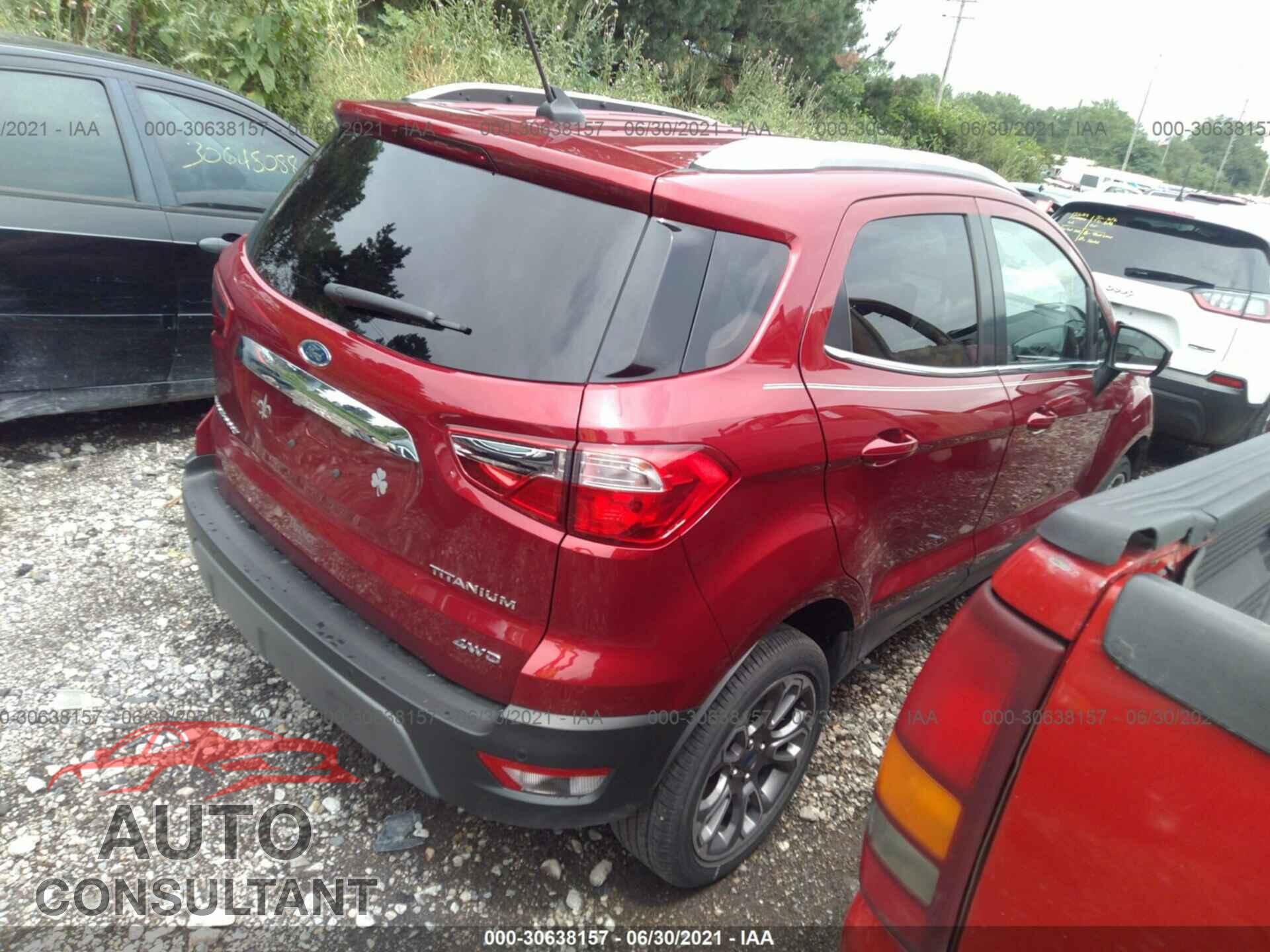 FORD ECOSPORT 2020 - MAJ6S3KL3LC377136